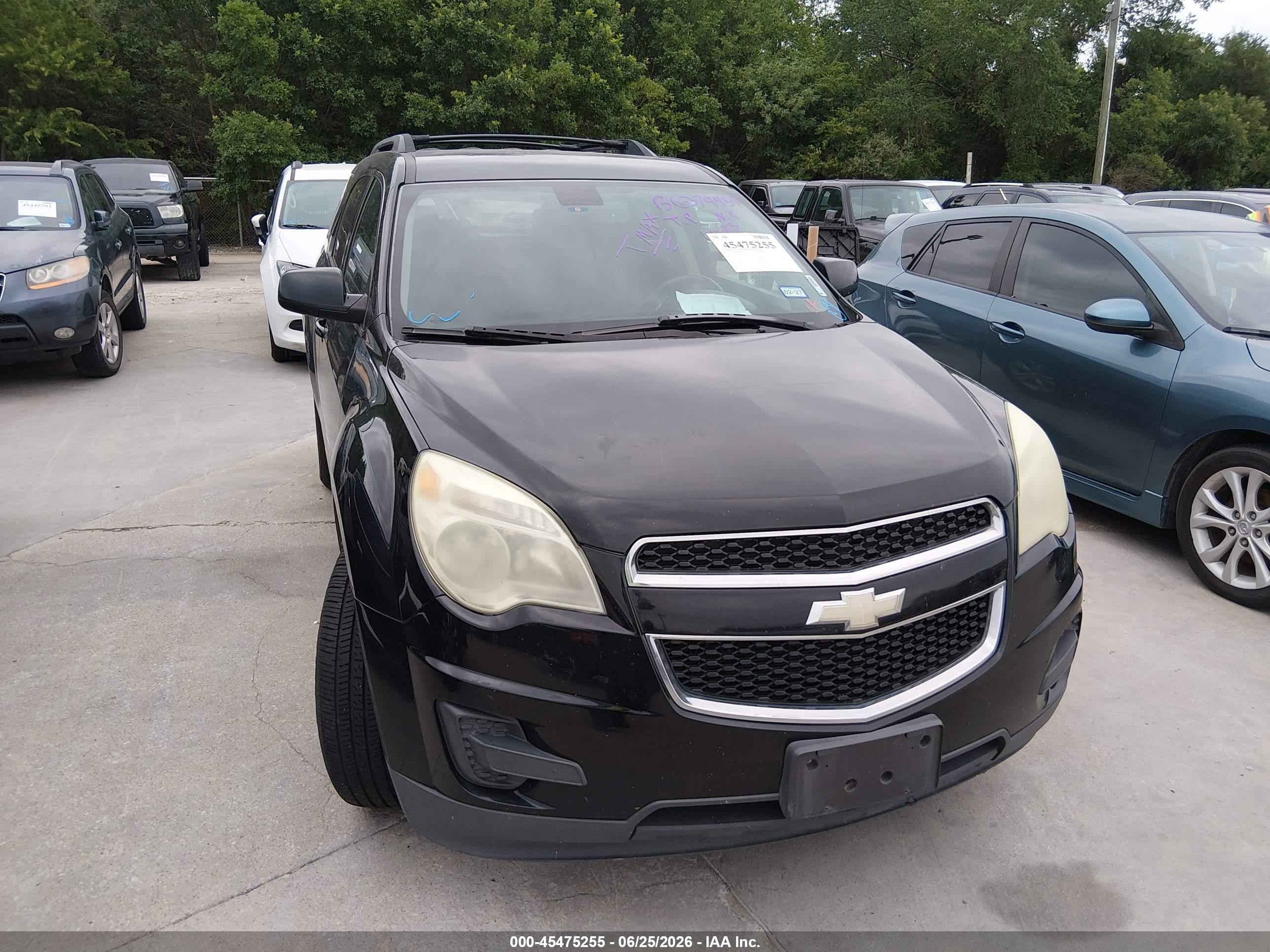 2011 Chevrolet Equinox Lt W/1lt Black vin: 2CNALDEC8B6379454