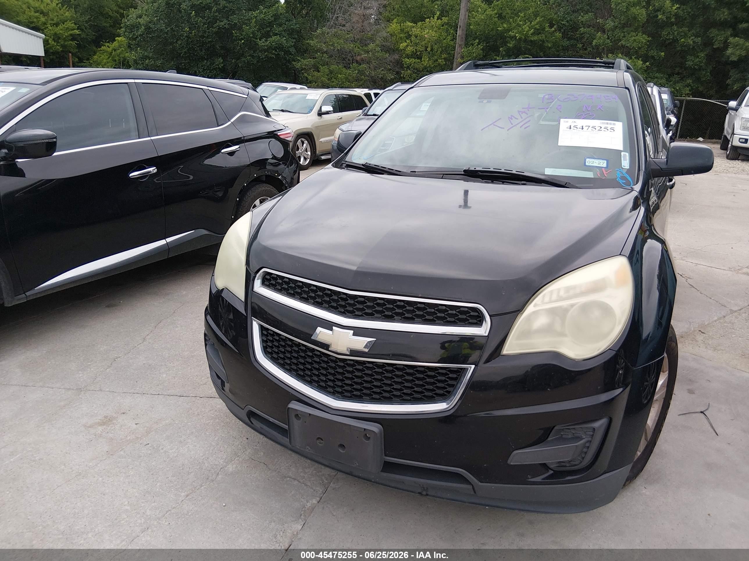 2011 Chevrolet Equinox Lt W/1lt Black vin: 2CNALDEC8B6379454