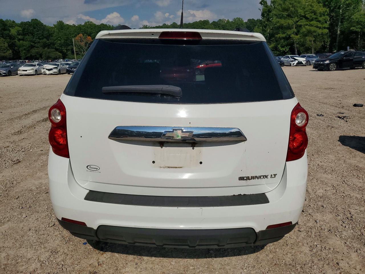 2011 Chevrolet Equinox Lt White vin: 2CNALDEC8B6437739