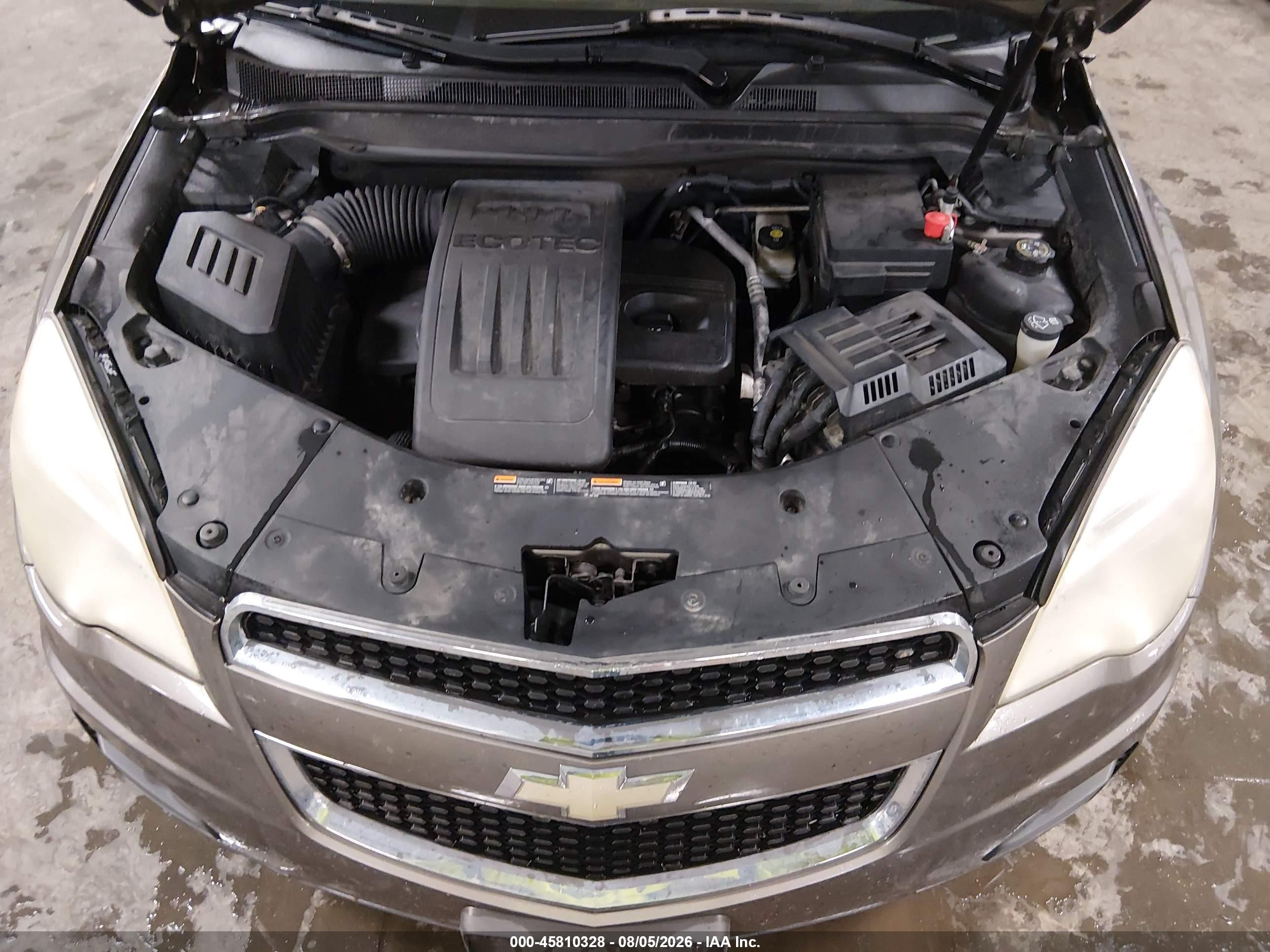 2011 Chevrolet Equinox Lt W/1lt Коричневый vin: 2CNALDEC8B6443511