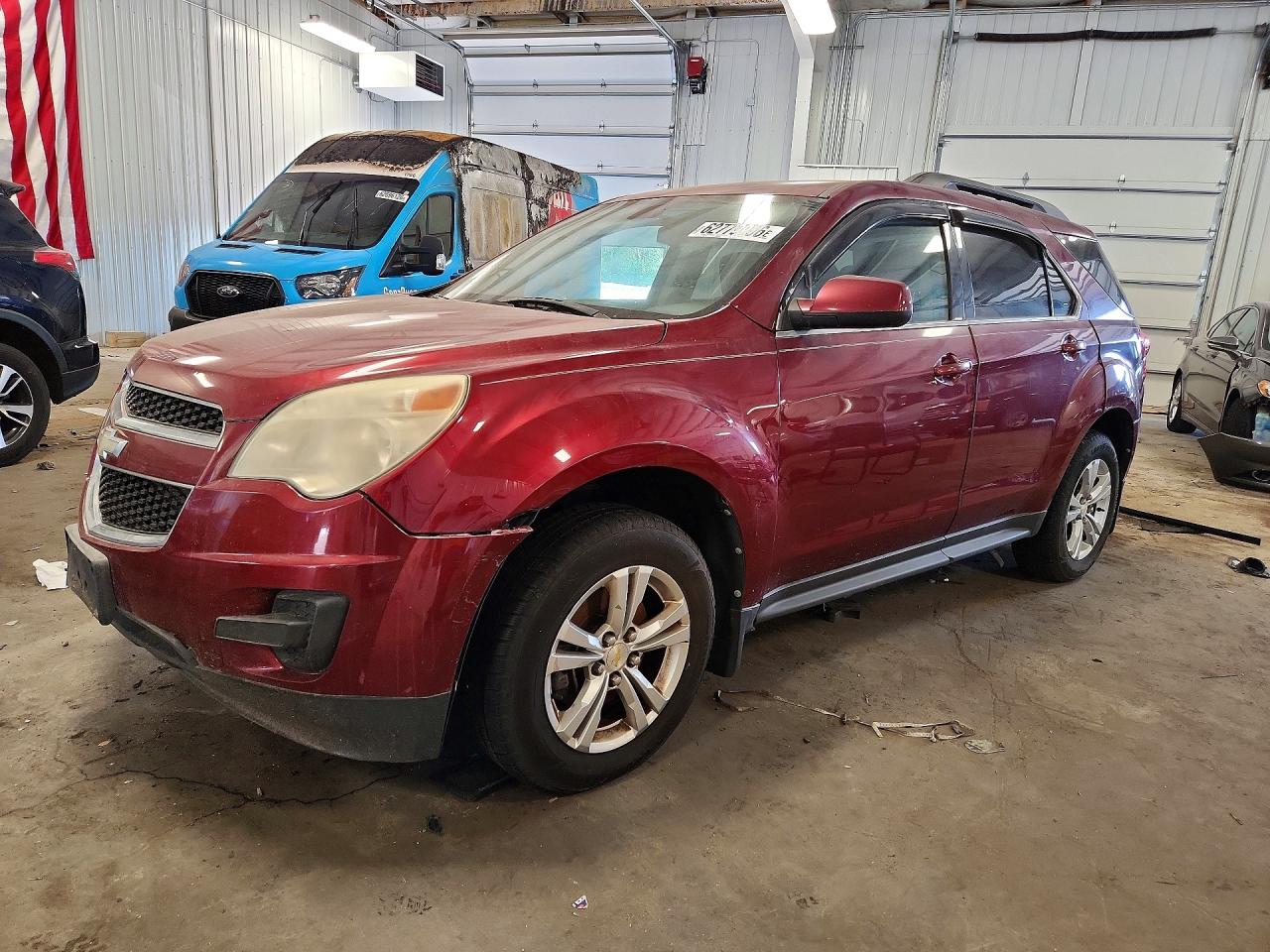 2011 Chevrolet Equinox Lt Бордовый vin: 2CNALDEC9B6214383