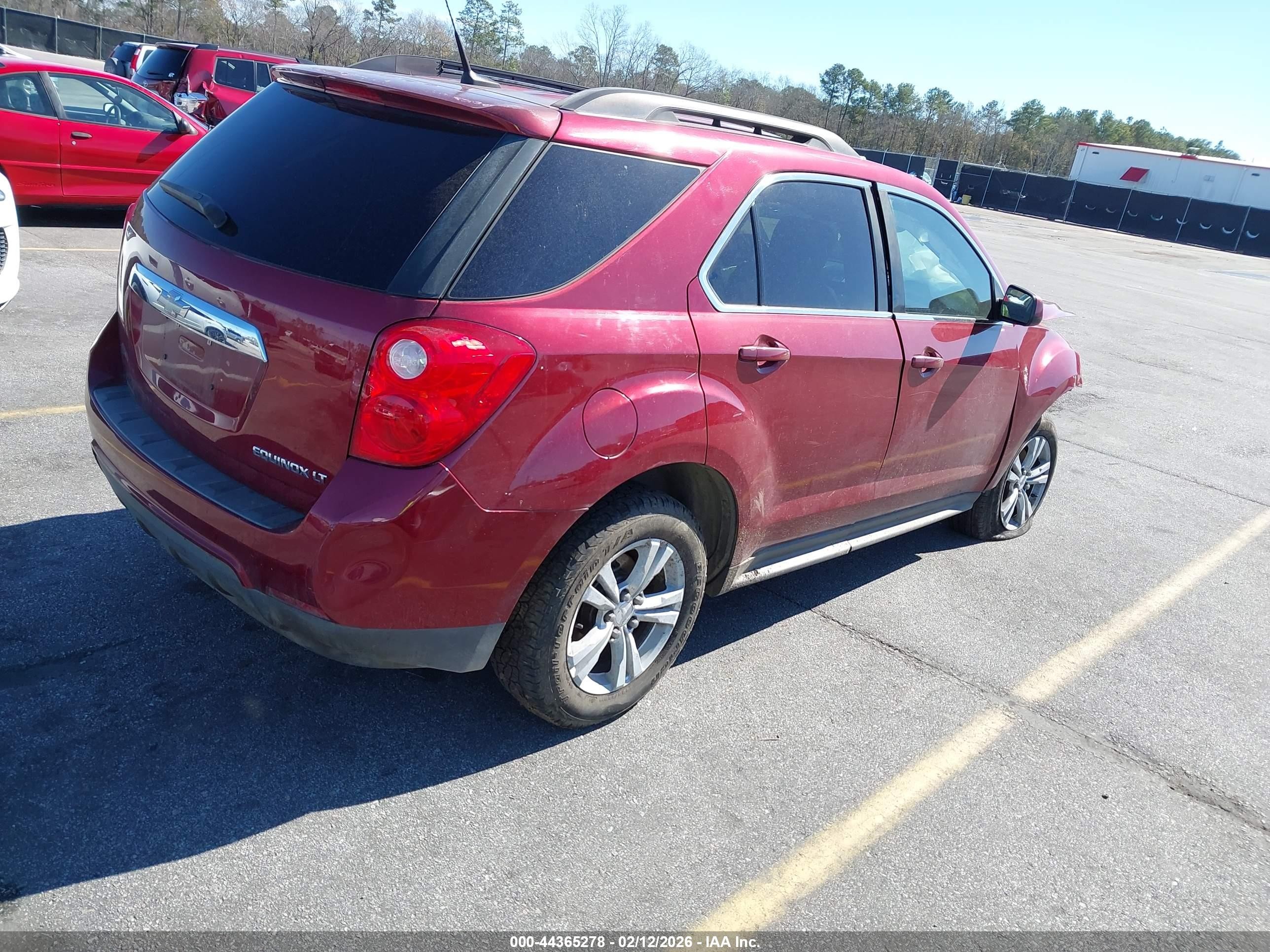 2011 Chevrolet Equinox 1lt Maroon vin: 2CNALDEC9B6249084