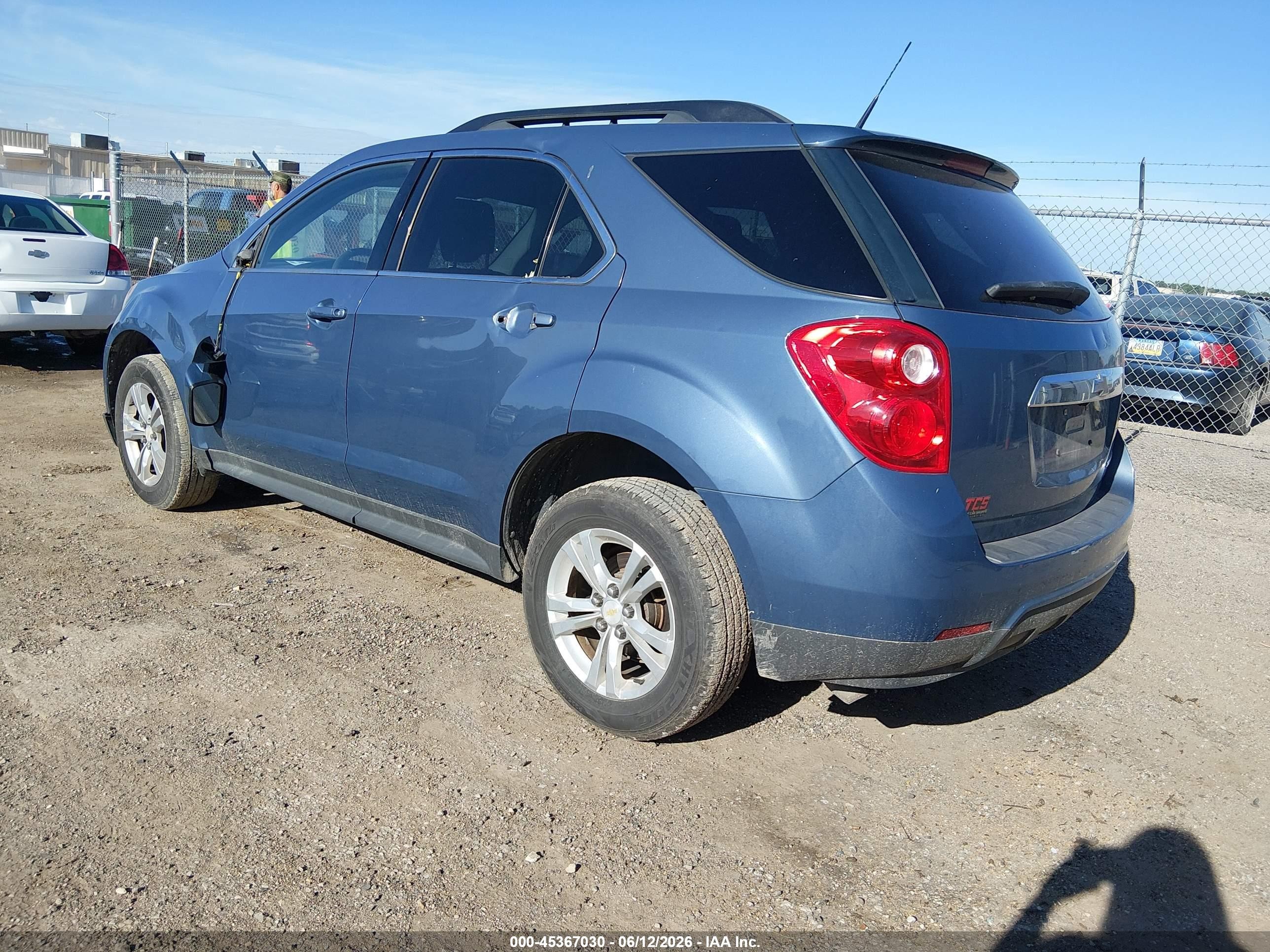 2011 Chevrolet Equinox 1lt Blue vin: 2CNALDEC9B6360234