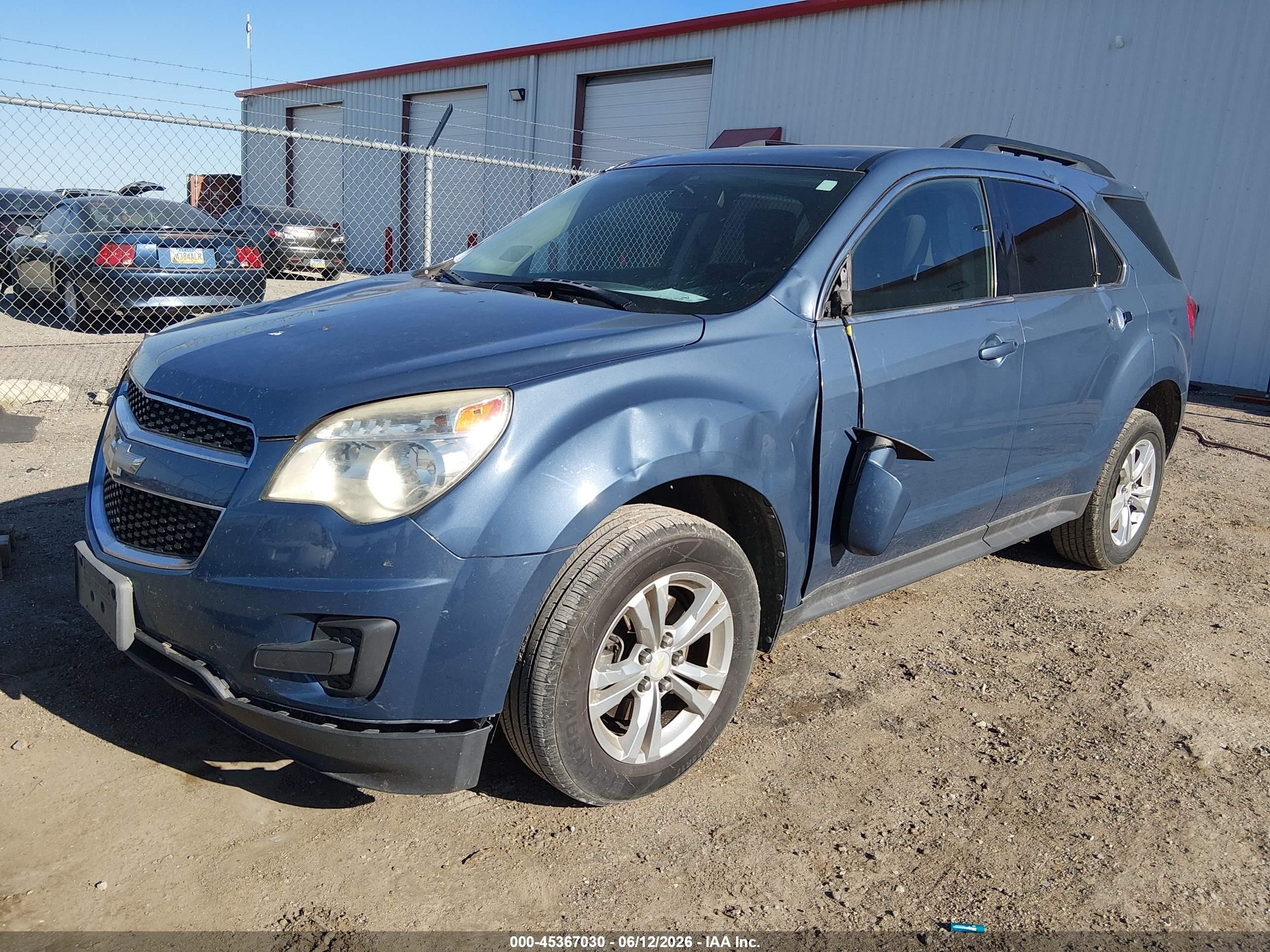 2011 Chevrolet Equinox 1lt Blue vin: 2CNALDEC9B6360234