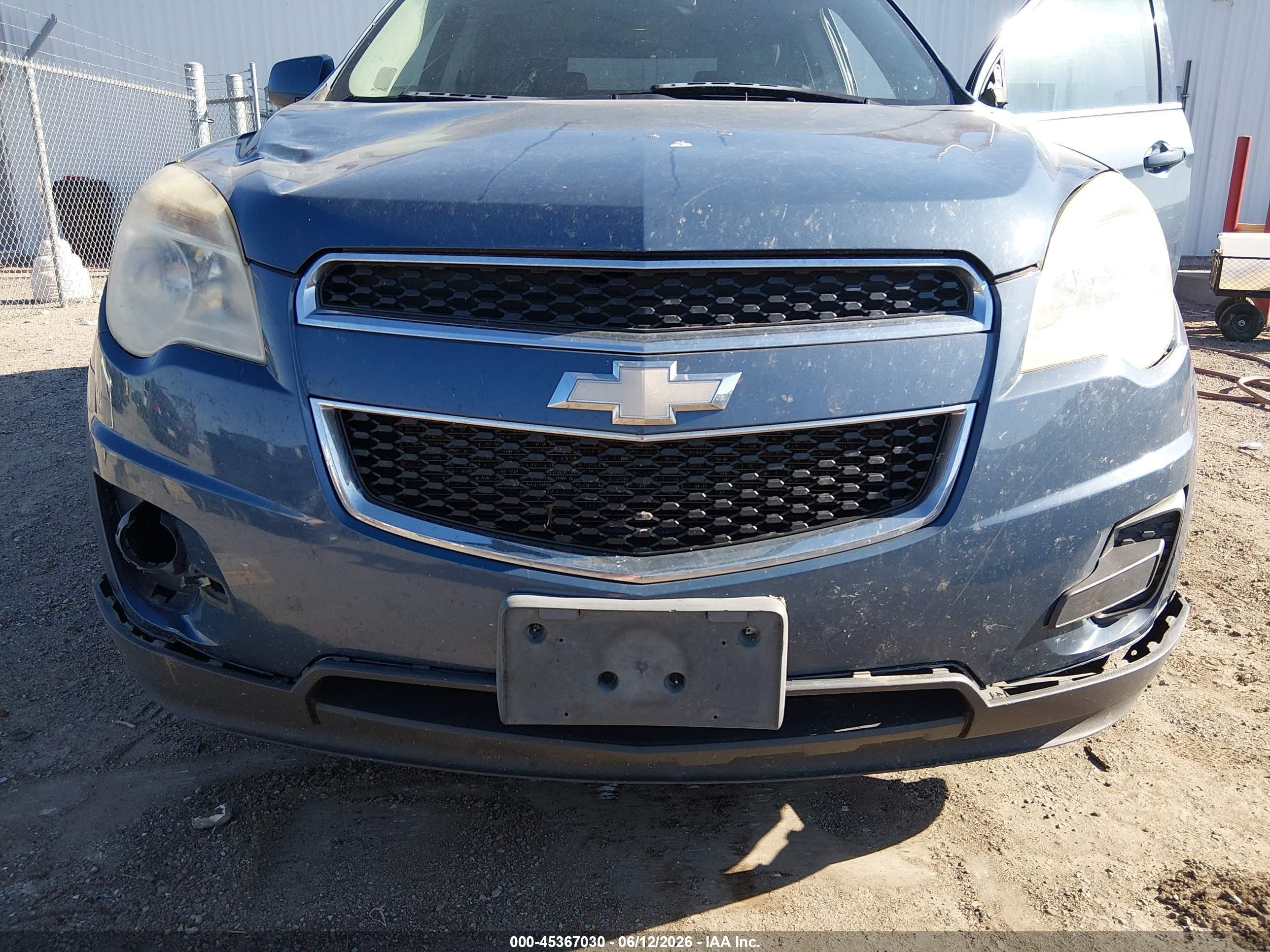 2011 Chevrolet Equinox 1lt Blue vin: 2CNALDEC9B6360234