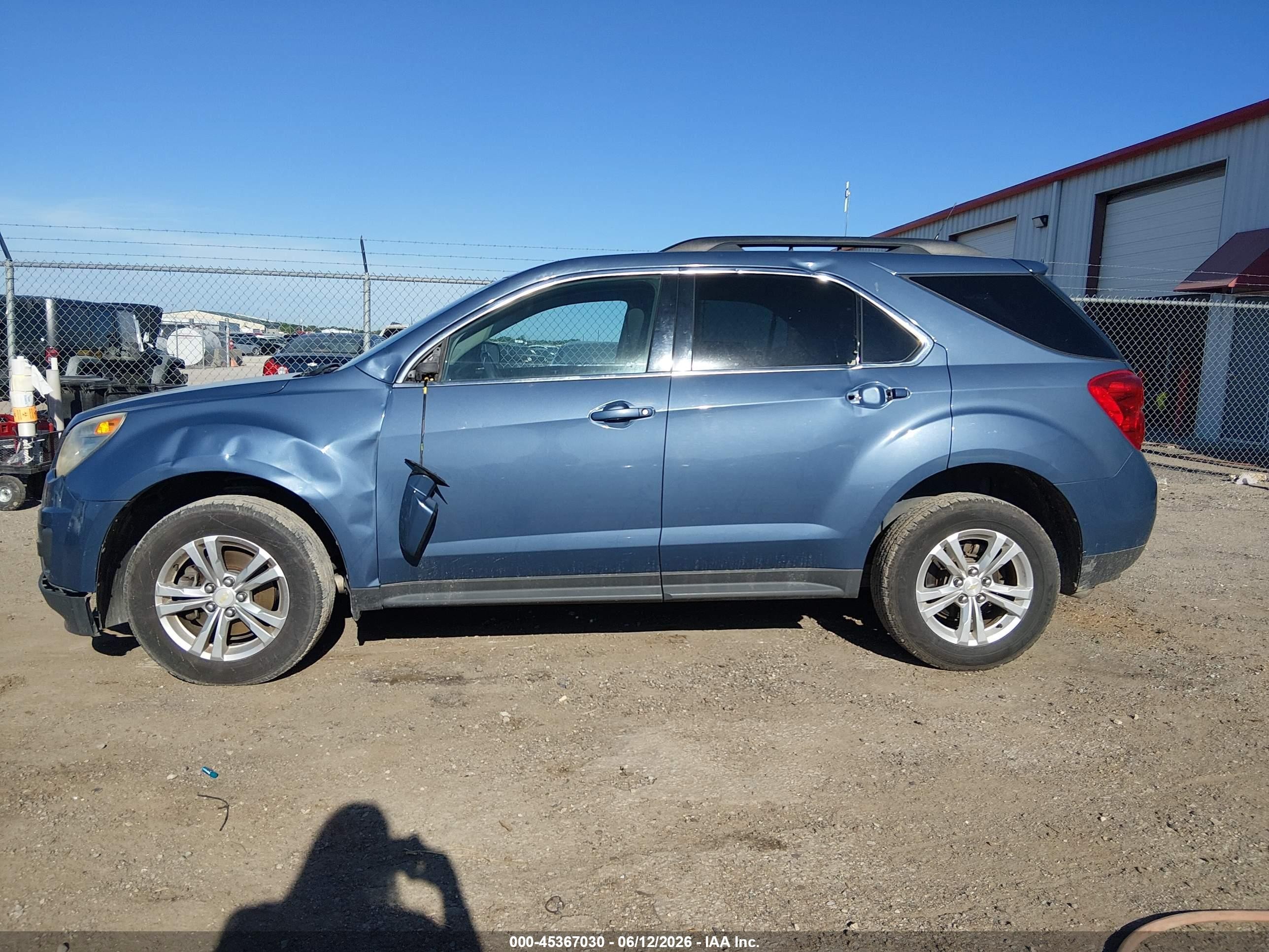 2011 Chevrolet Equinox 1lt Blue vin: 2CNALDEC9B6360234