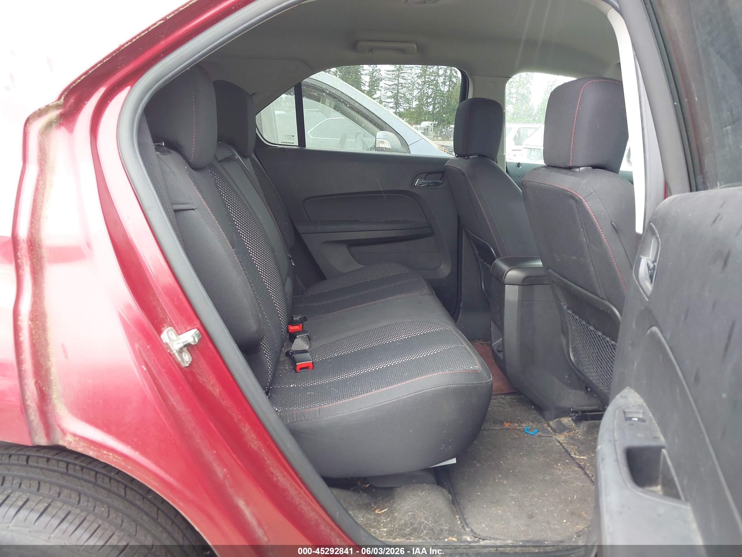 2011 Chevrolet Equinox 1lt Red vin: 2CNALDECXB6240152