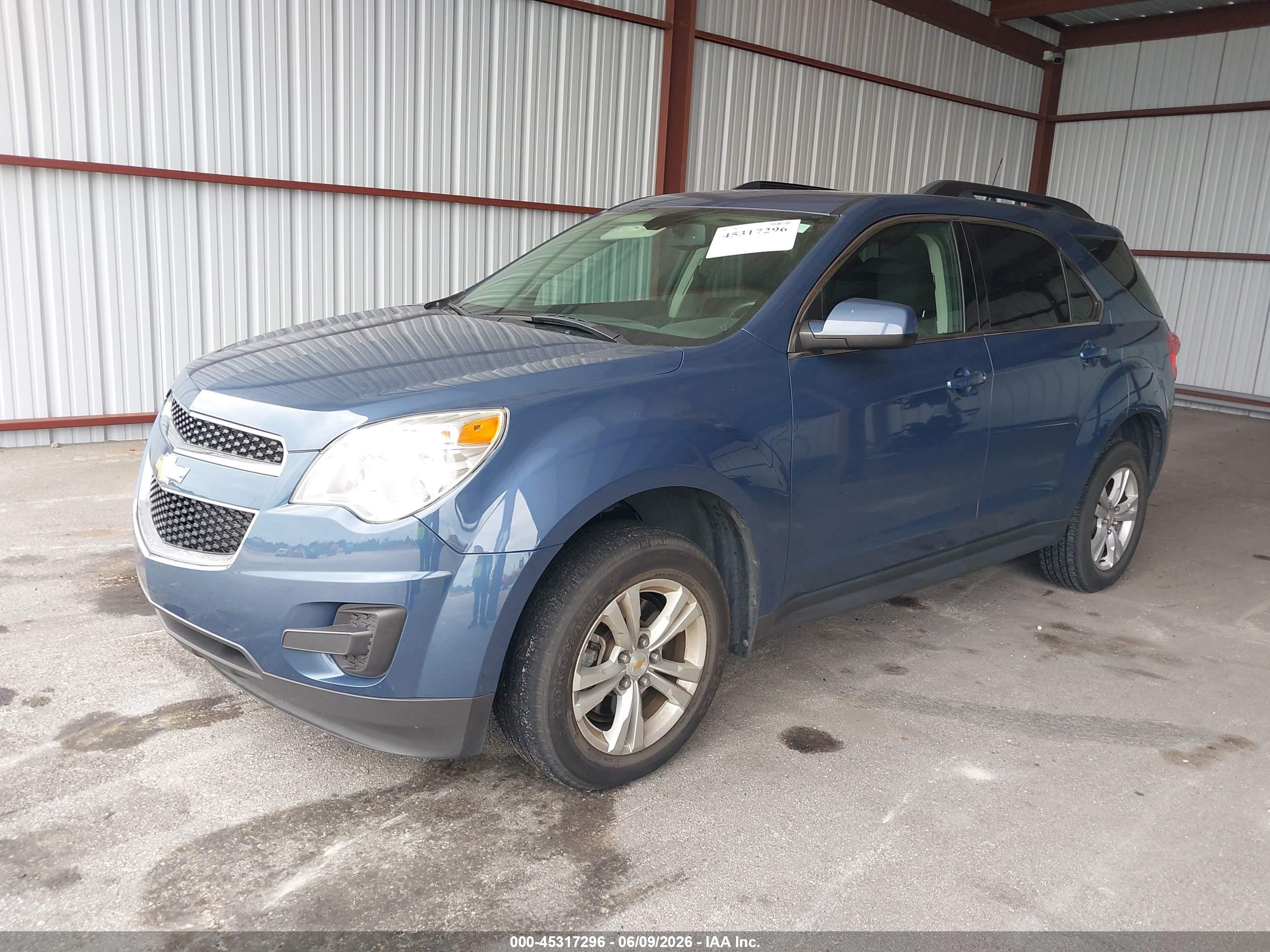 2011 Chevrolet Equinox 1lt Blue vin: 2CNALDECXB6297340