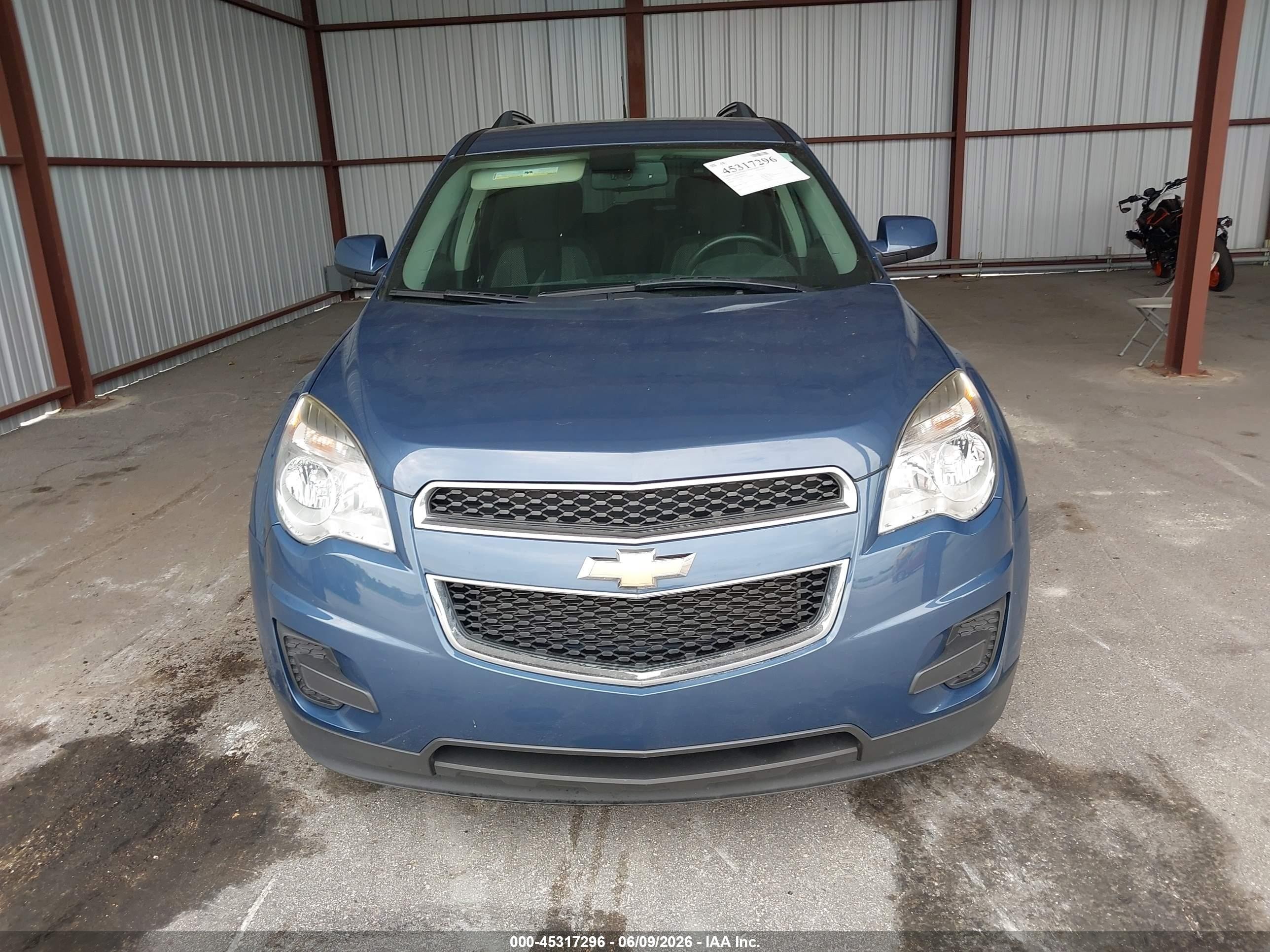 2011 Chevrolet Equinox 1lt Blue vin: 2CNALDECXB6297340