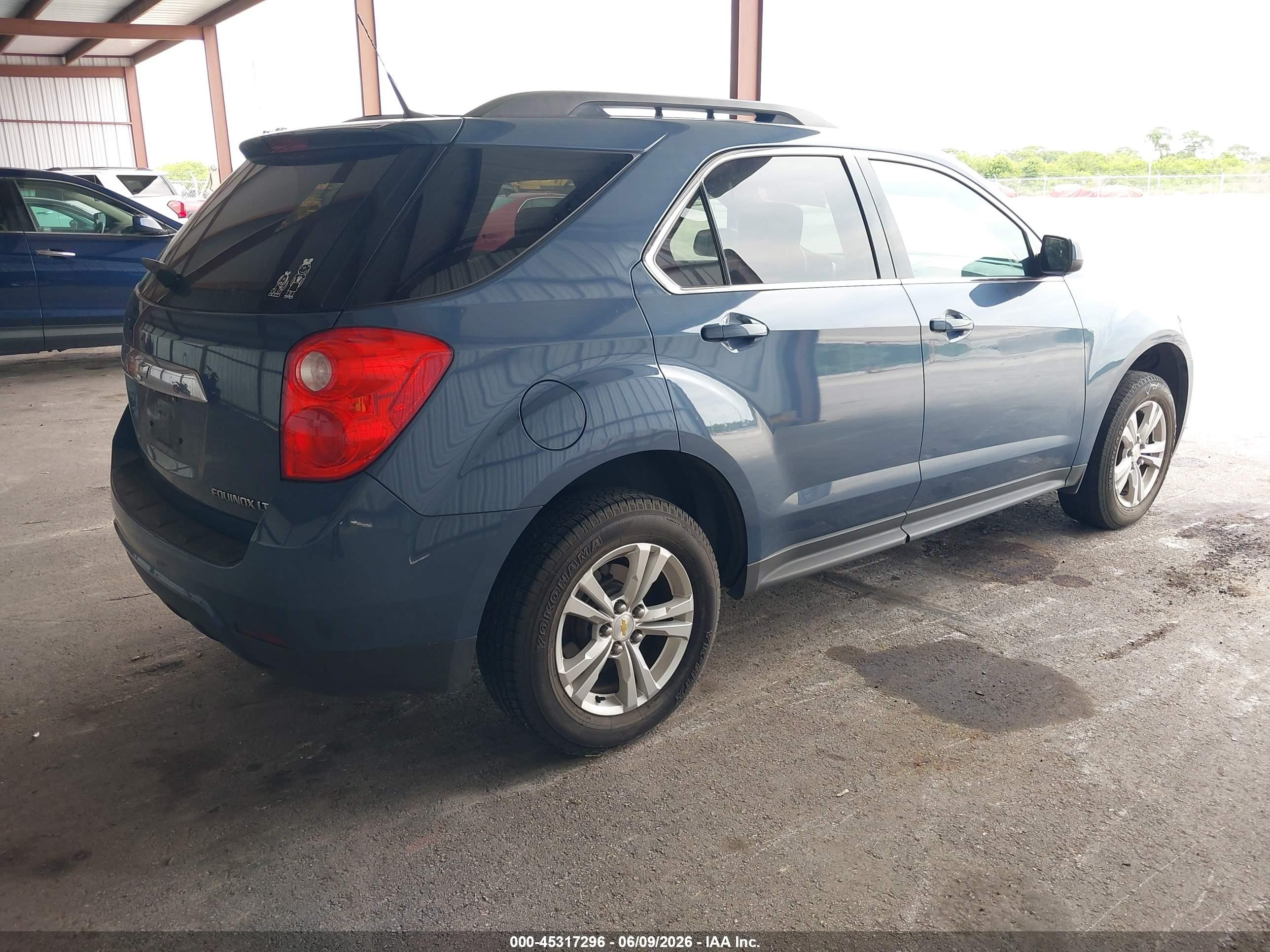 2011 Chevrolet Equinox 1lt Blue vin: 2CNALDECXB6297340