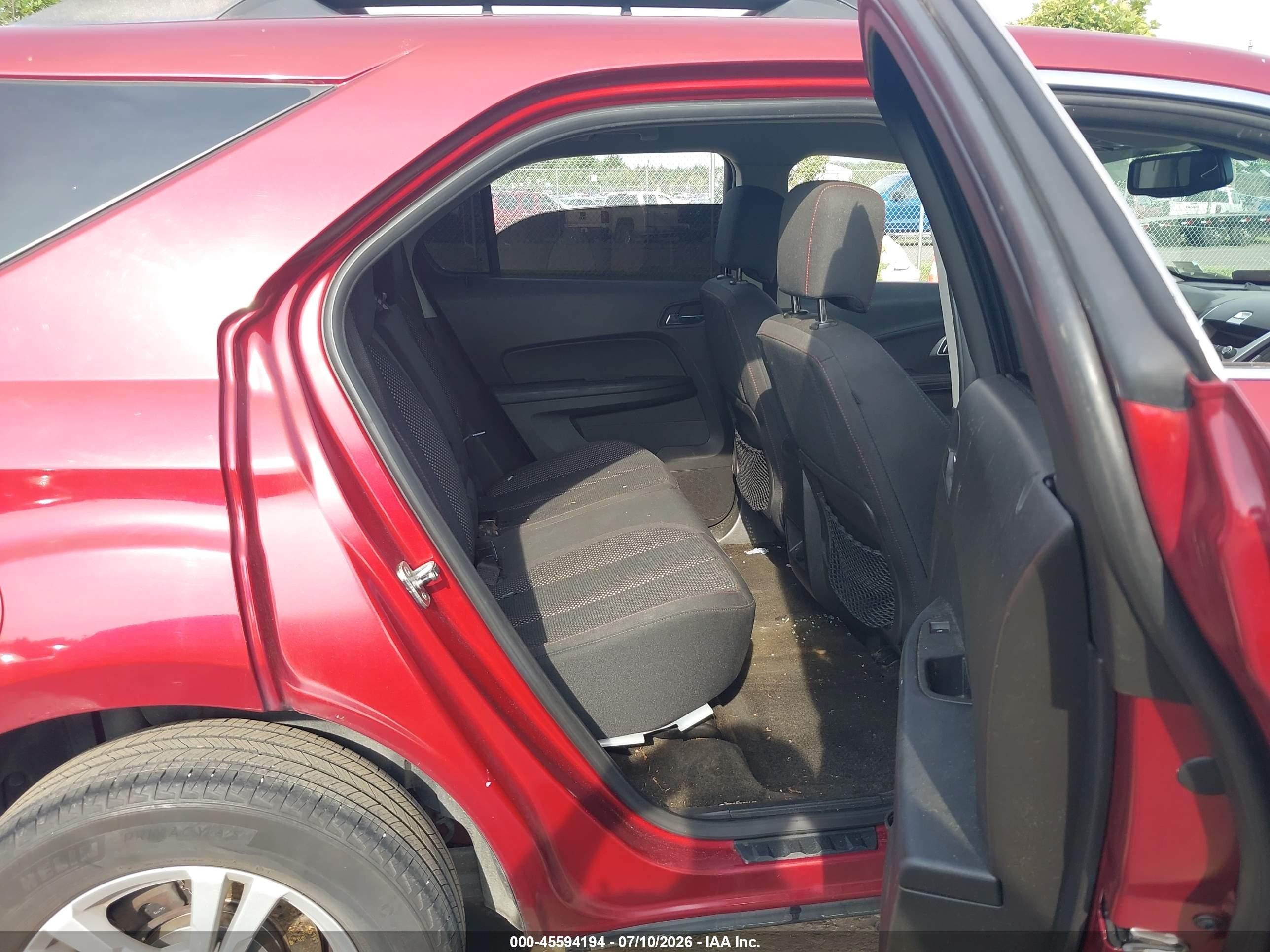 2011 Chevrolet Equinox Lt W/1lt Red vin: 2CNALDECXB6340347