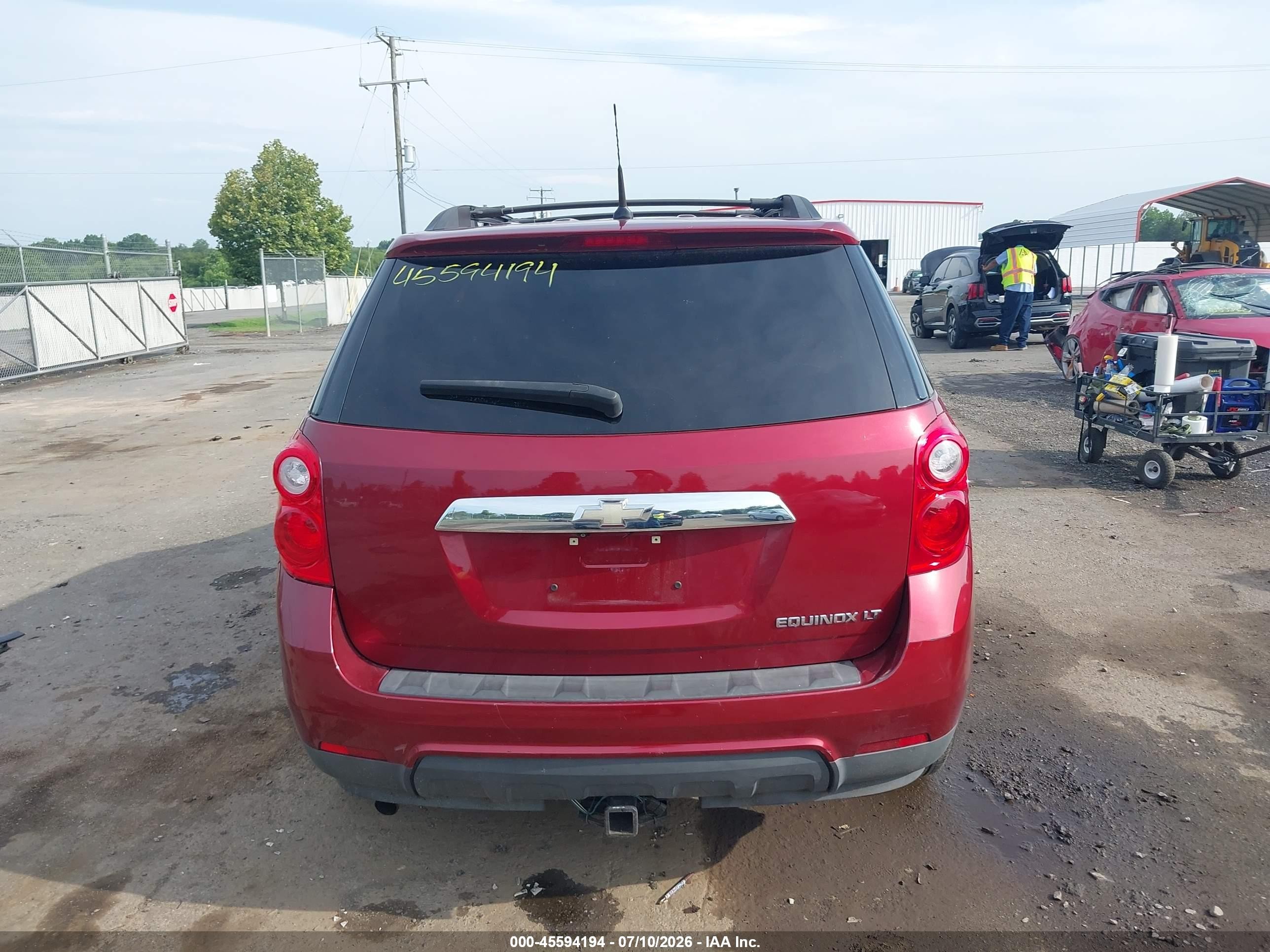 2011 Chevrolet Equinox Lt W/1lt Red vin: 2CNALDECXB6340347