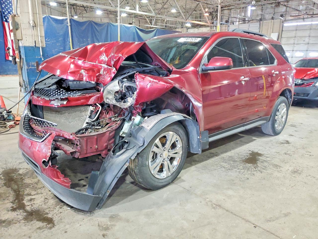 2011 Chevrolet Equinox Lt Red vin: 2CNALDECXB6353695