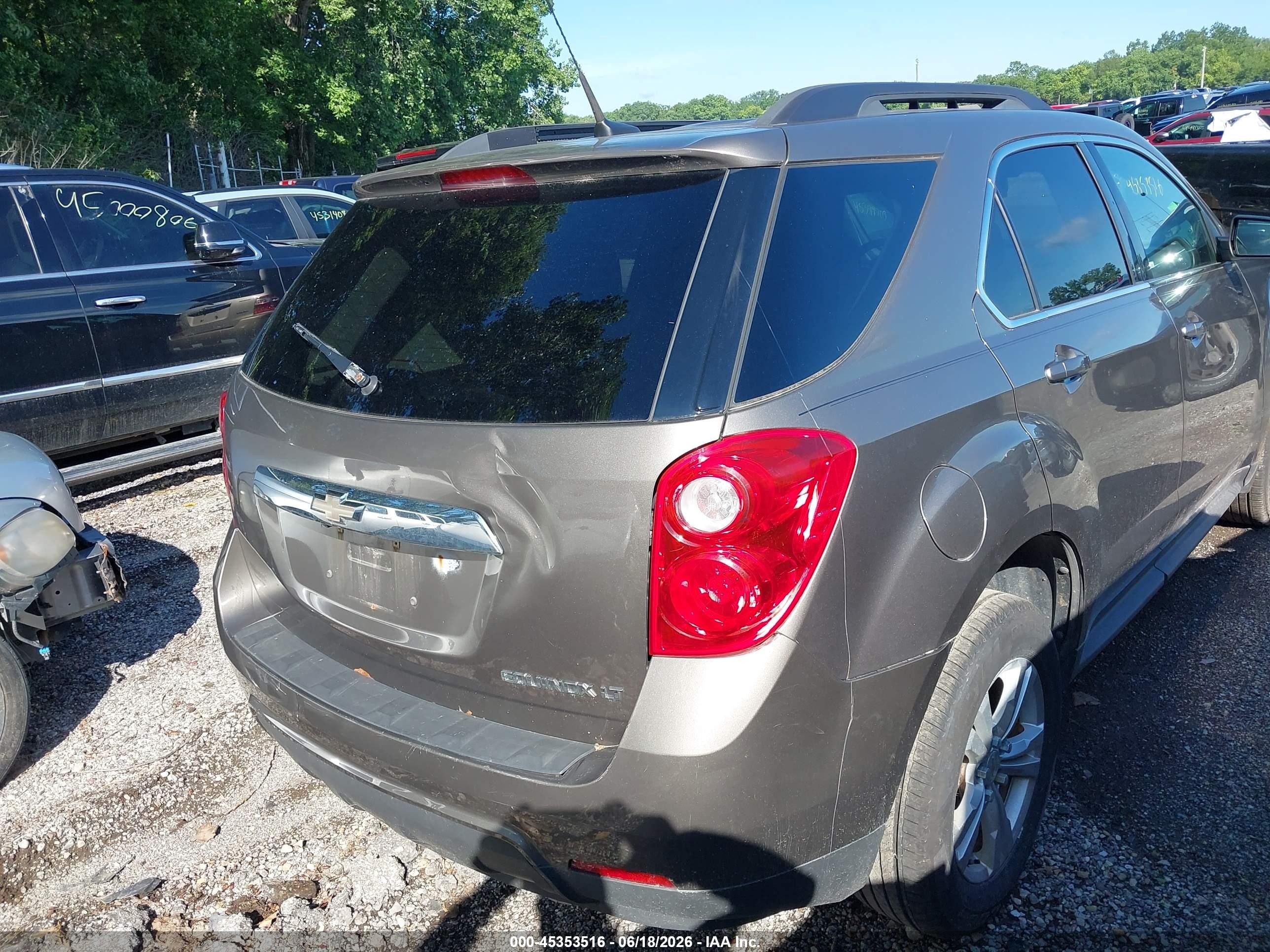 2011 Chevrolet Equinox 1lt Brown vin: 2CNALDECXB6378256