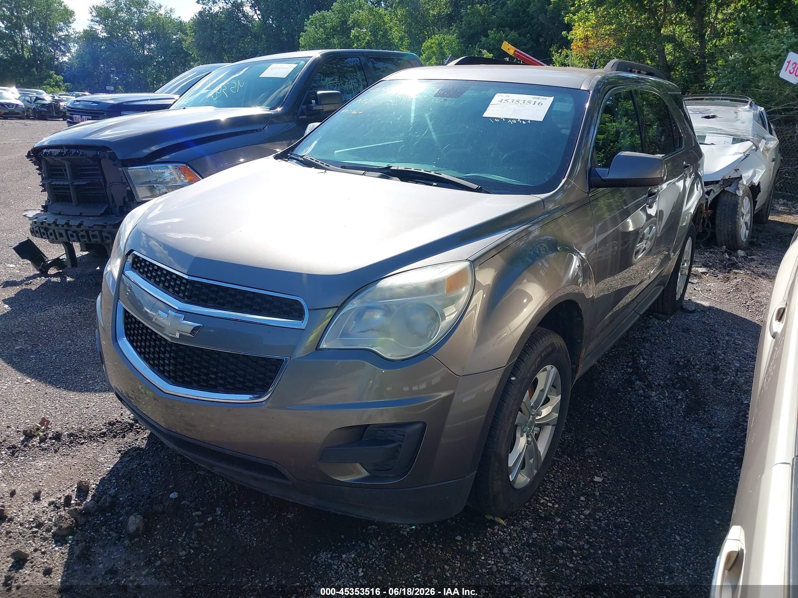 2011 Chevrolet Equinox 1lt Brown vin: 2CNALDECXB6378256