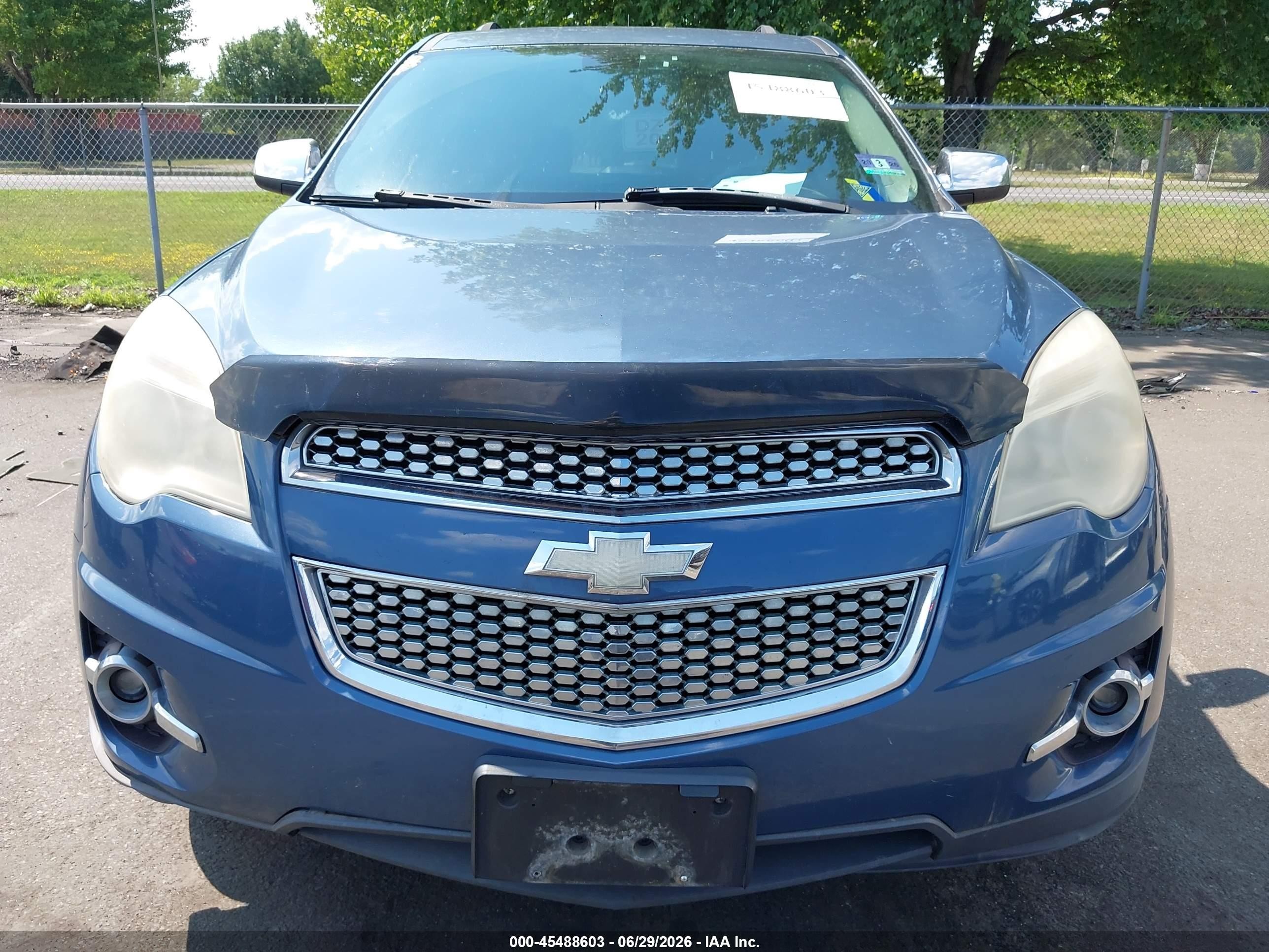 2011 Chevrolet Equinox Lt W/1lt Blue vin: 2CNALDECXB6450816