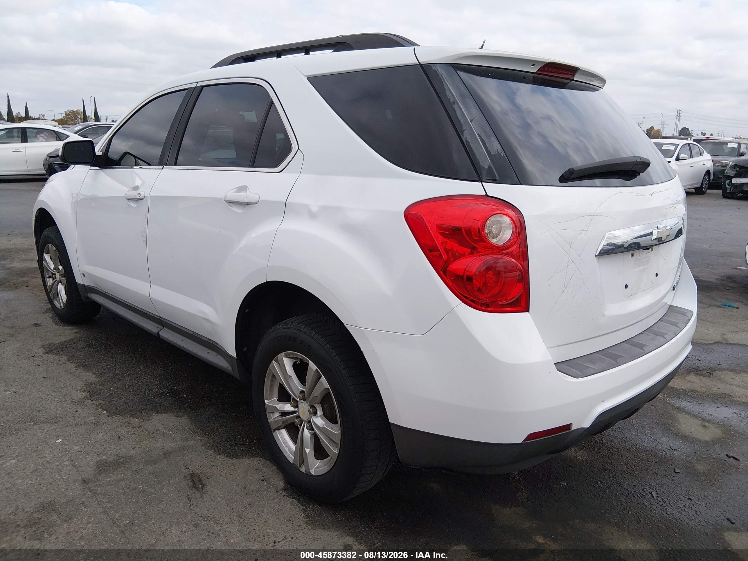 2010 Chevrolet Equinox Lt Белый vin: 2CNALDEW0A6204592