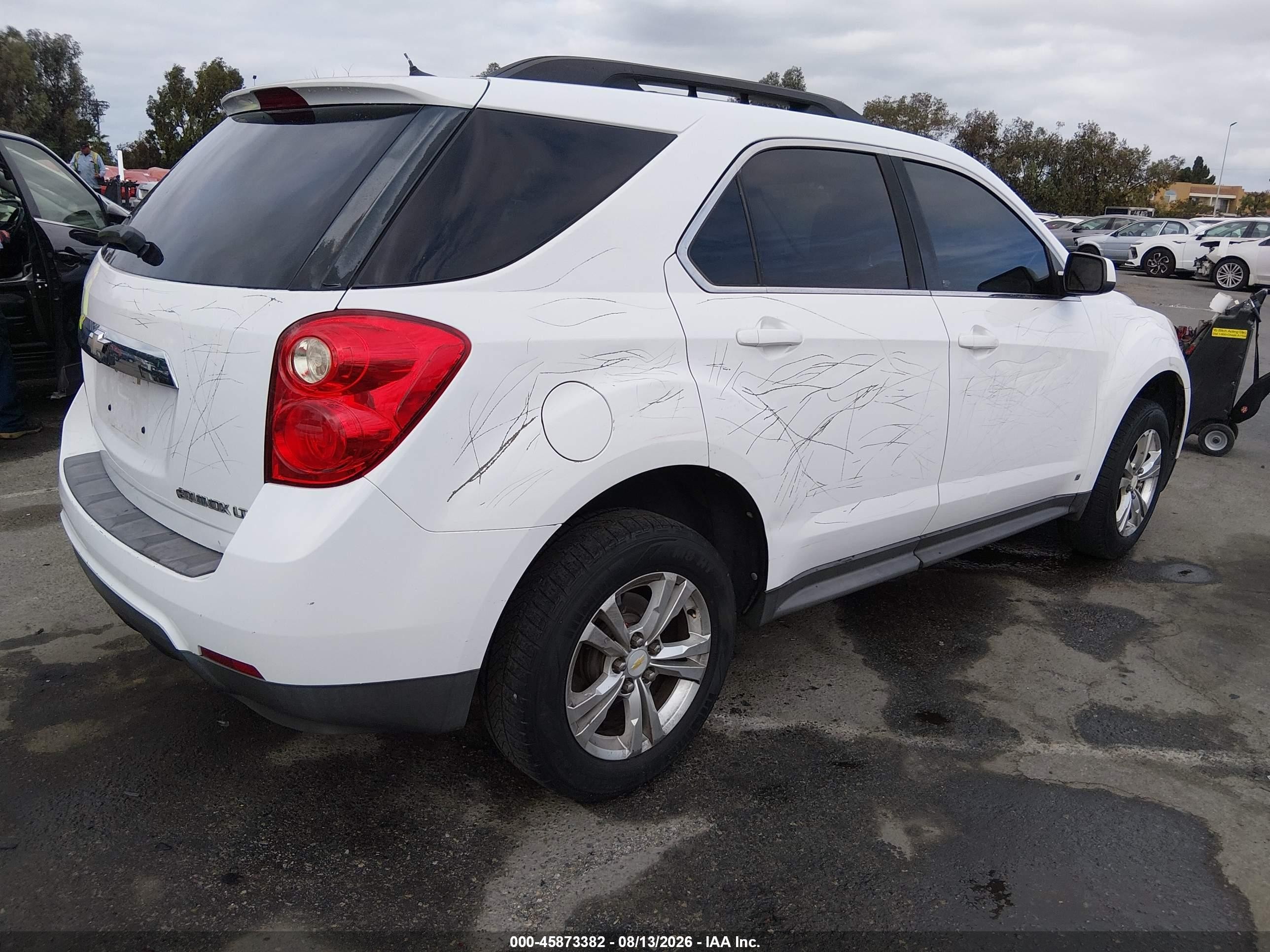 2010 Chevrolet Equinox Lt Белый vin: 2CNALDEW0A6204592