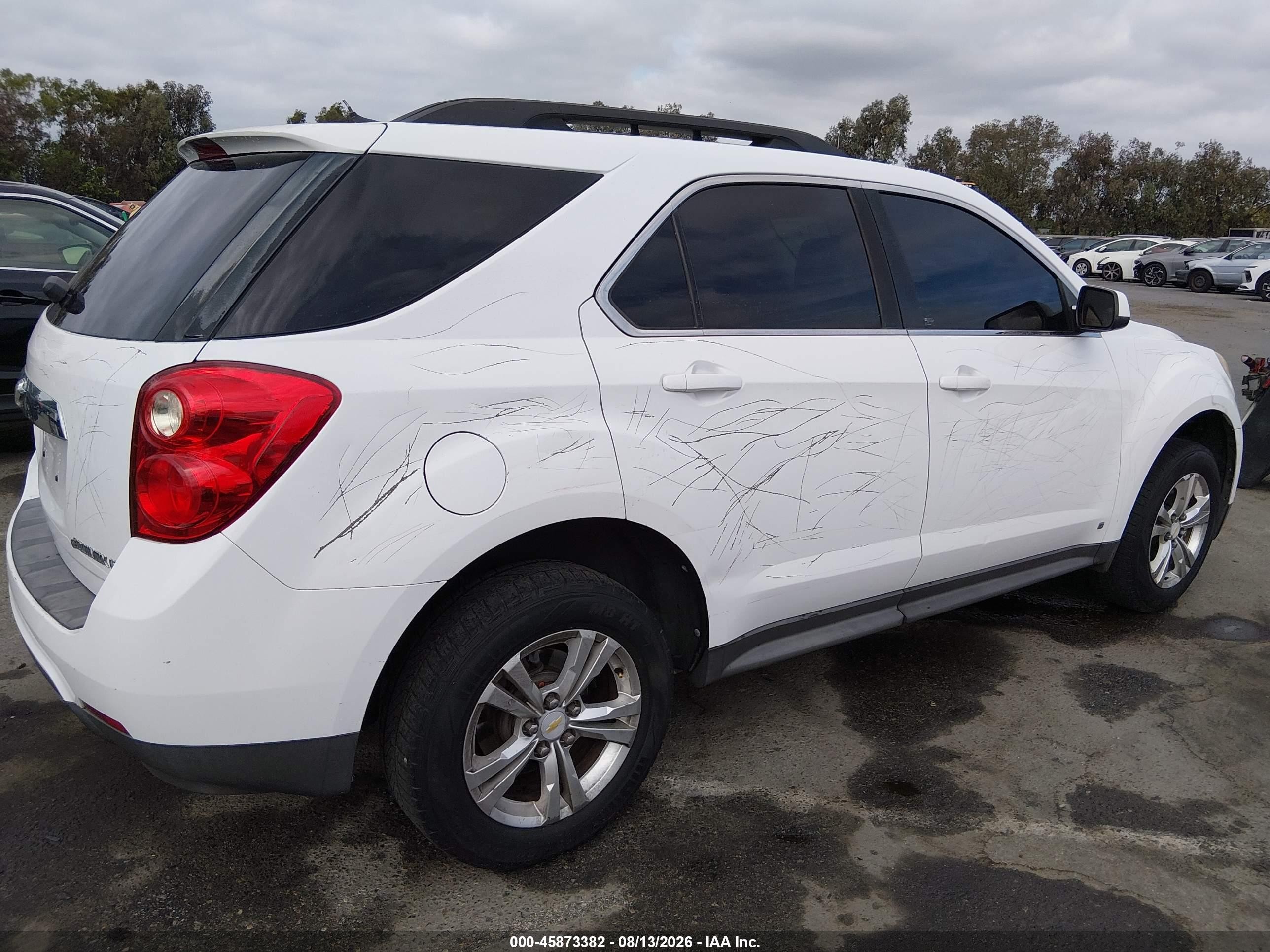 2010 Chevrolet Equinox Lt Белый vin: 2CNALDEW0A6204592