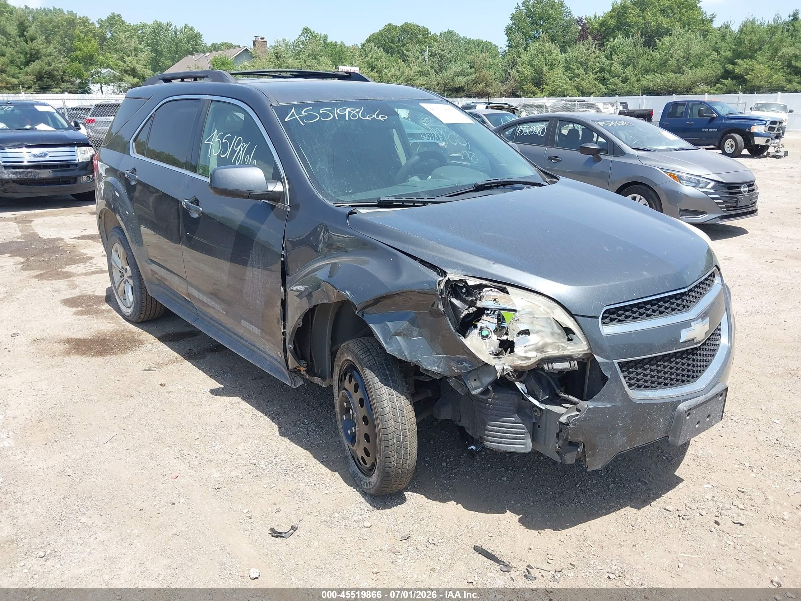 2010 Chevrolet Equinox Lt Gray vin: 2CNALDEW0A6220145