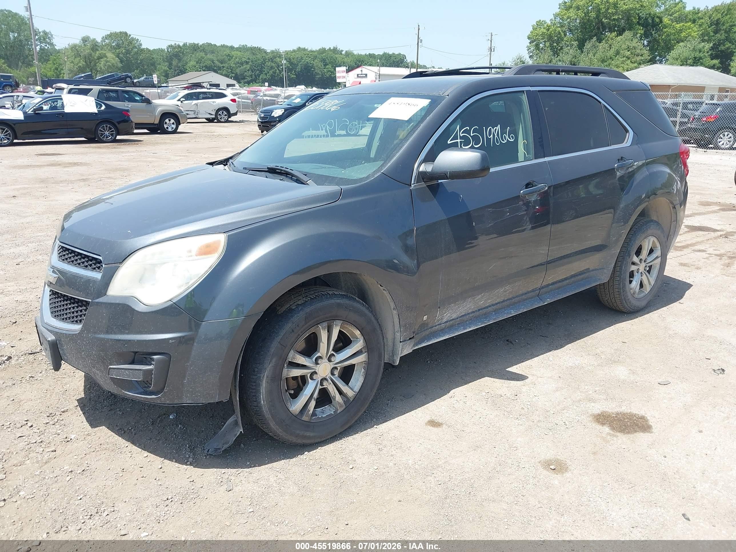 2010 Chevrolet Equinox Lt Gray vin: 2CNALDEW0A6220145