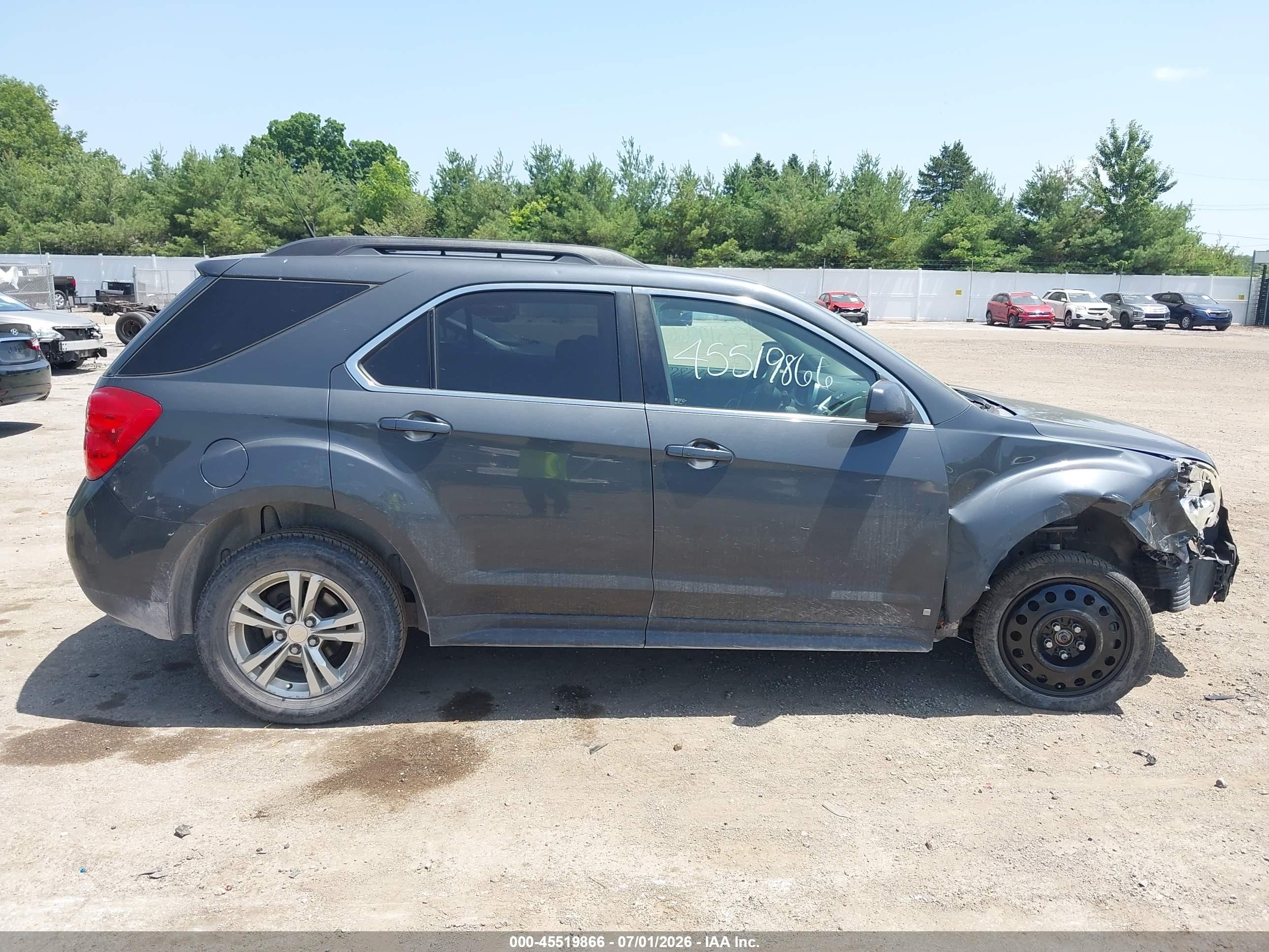 2010 Chevrolet Equinox Lt Gray vin: 2CNALDEW0A6220145
