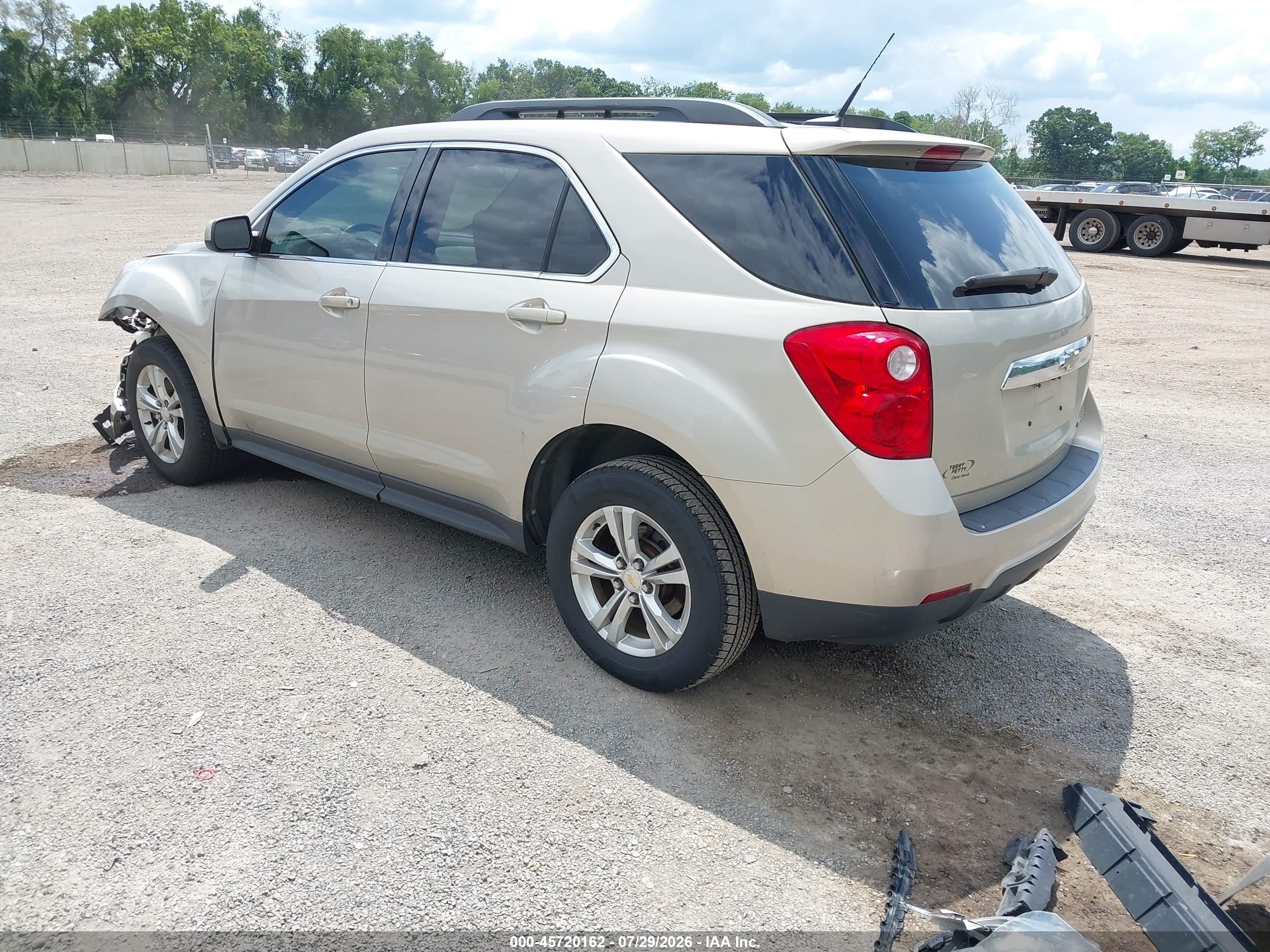 2010 Chevrolet Equinox Lt Бежевый vin: 2CNALDEW0A6396239