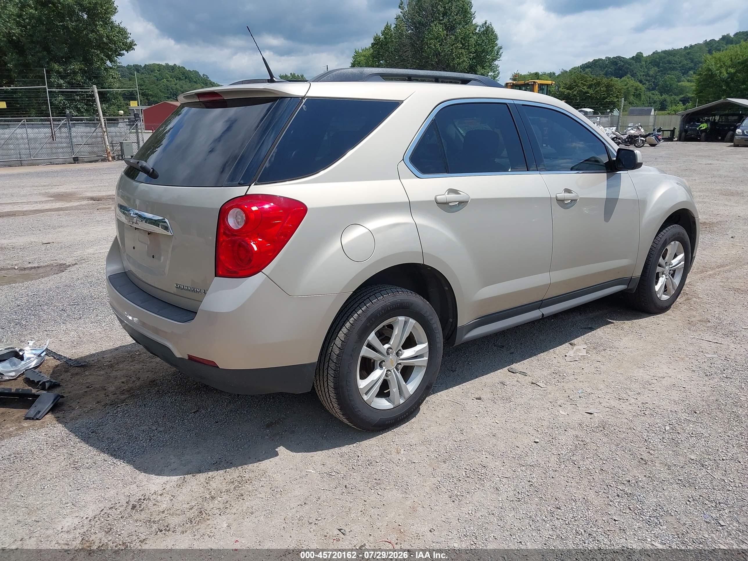 2010 Chevrolet Equinox Lt Бежевый vin: 2CNALDEW0A6396239