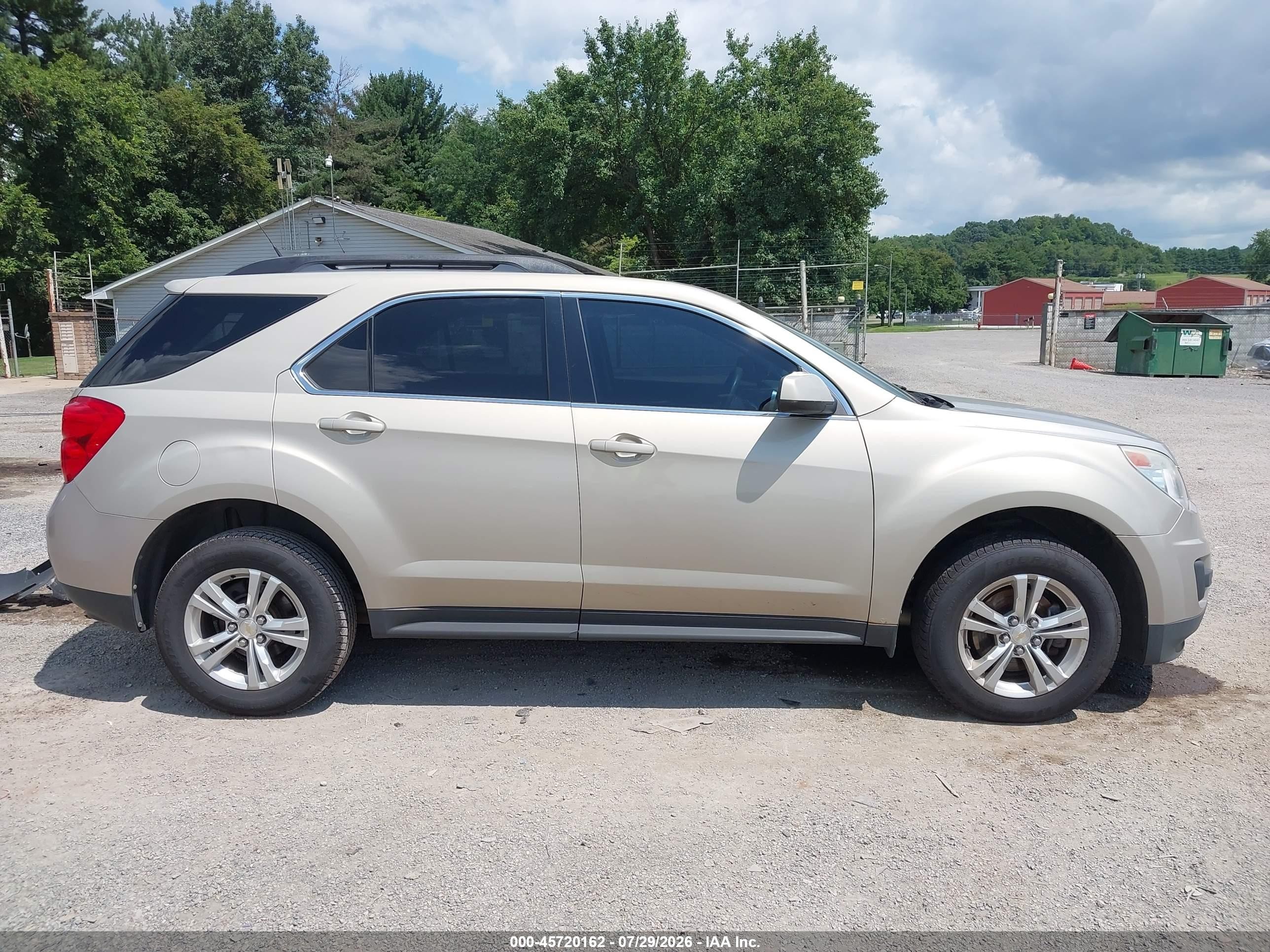 2010 Chevrolet Equinox Lt Бежевый vin: 2CNALDEW0A6396239
