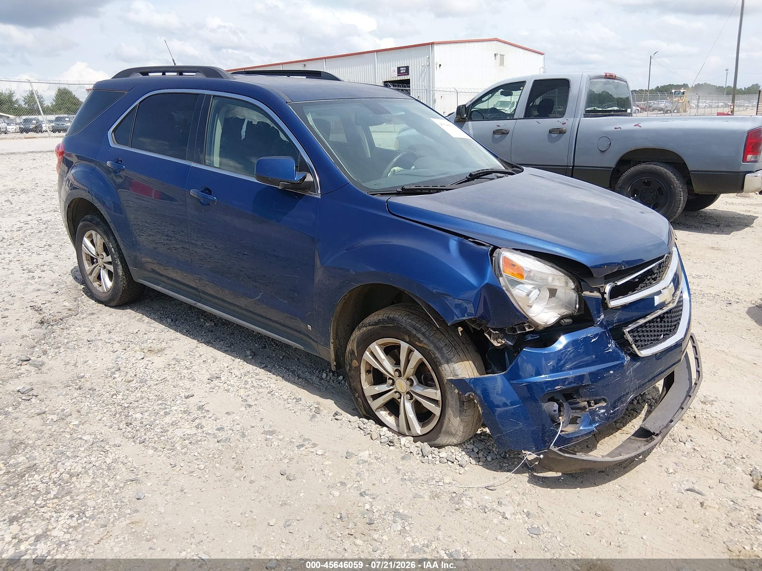 2010 Chevrolet Equinox Lt Blue vin: 2CNALDEW1A6220316