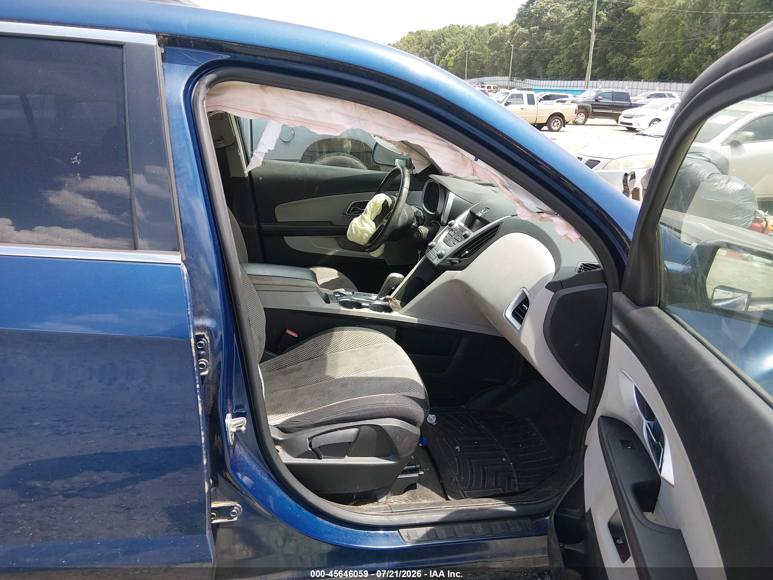 2010 Chevrolet Equinox Lt Blue vin: 2CNALDEW1A6220316