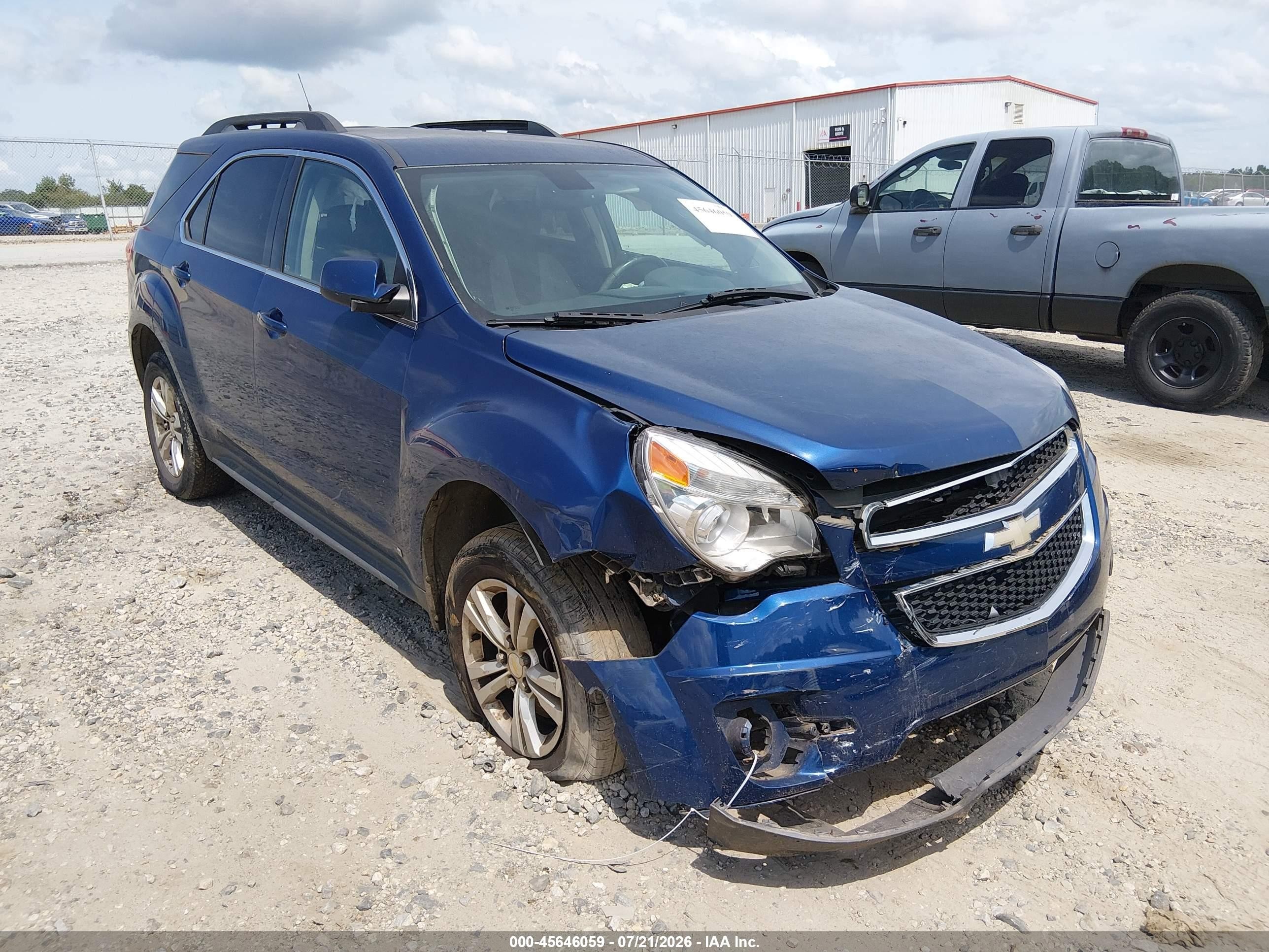 2010 Chevrolet Equinox Lt Blue vin: 2CNALDEW1A6220316