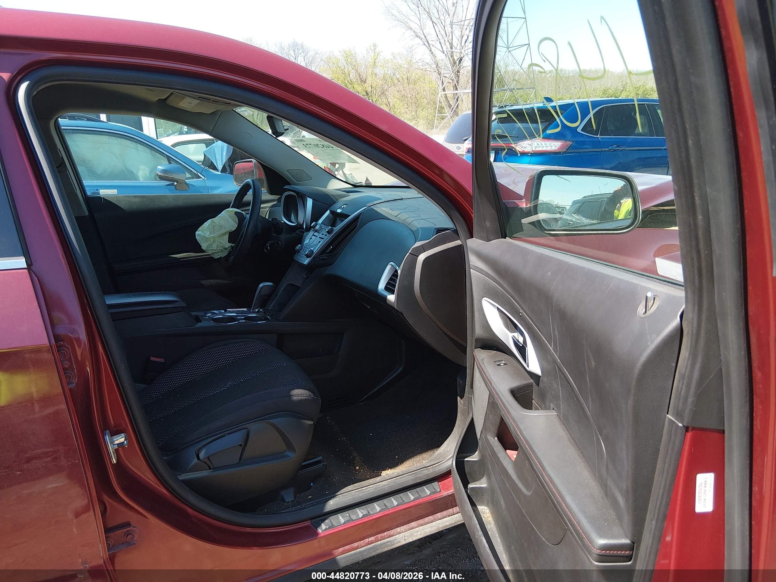 2010 Chevrolet Equinox Lt Red vin: 2CNALDEW1A6260749