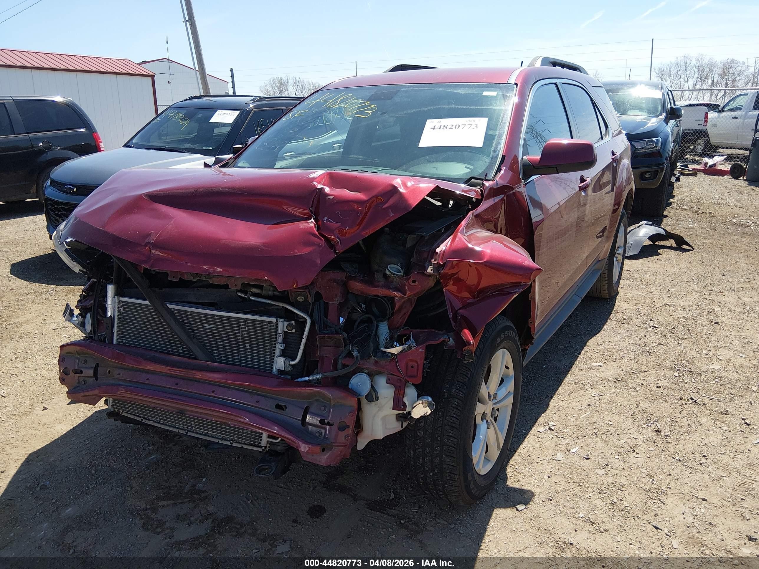2010 Chevrolet Equinox Lt Red vin: 2CNALDEW1A6260749