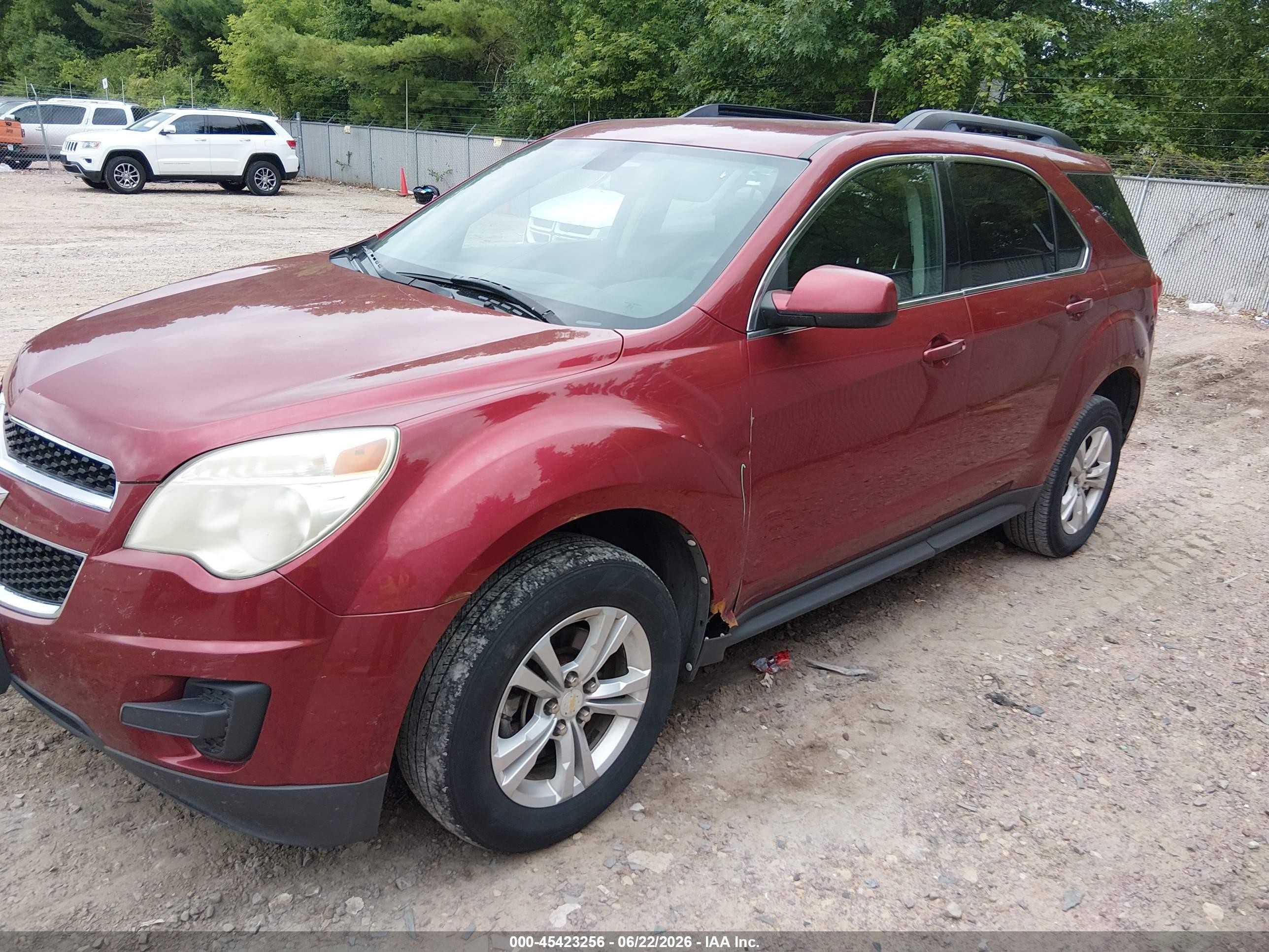 2010 Chevrolet Equinox Lt Maroon vin: 2CNALDEW1A6342271