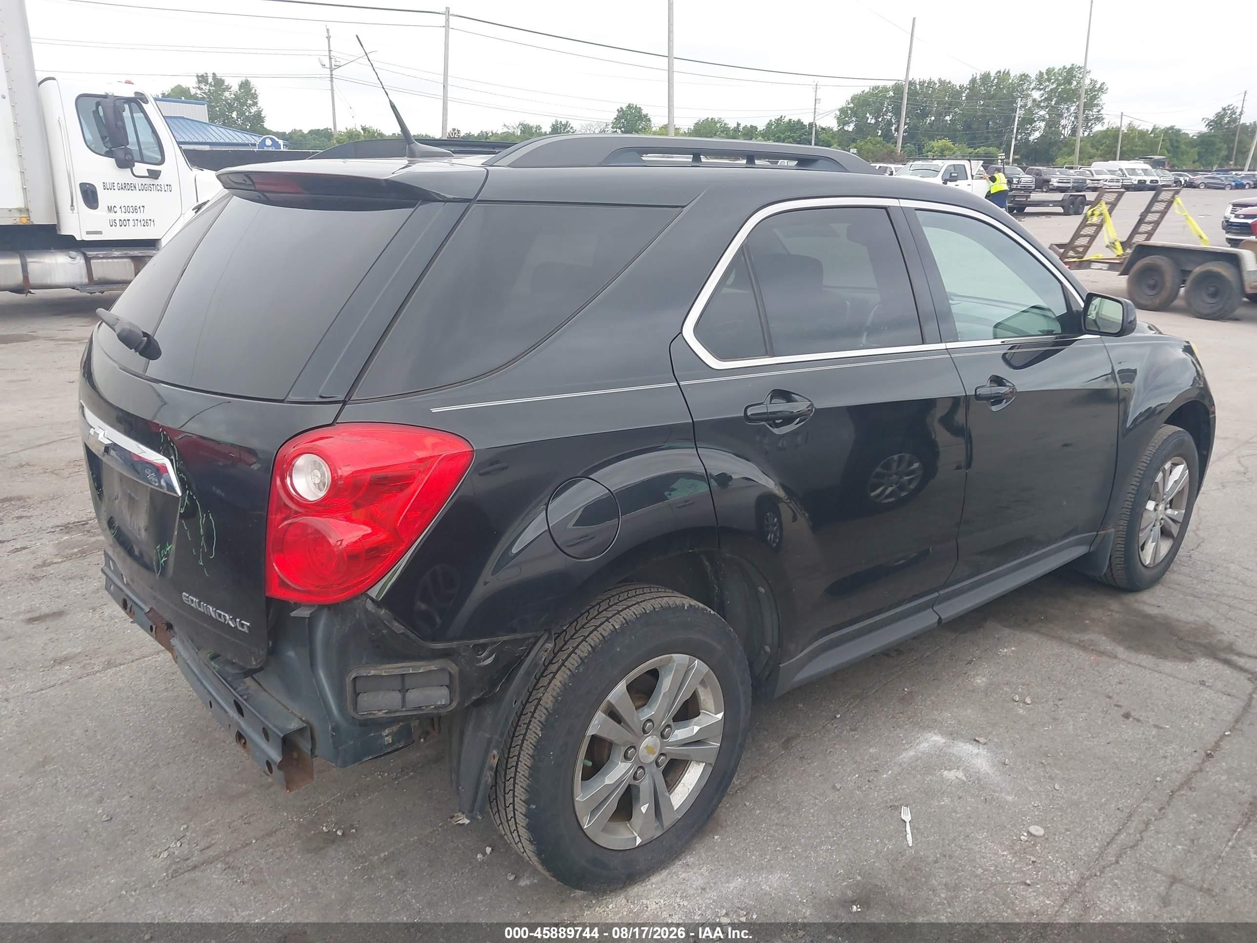 2010 Chevrolet Equinox Lt Black vin: 2CNALDEW1A6410973