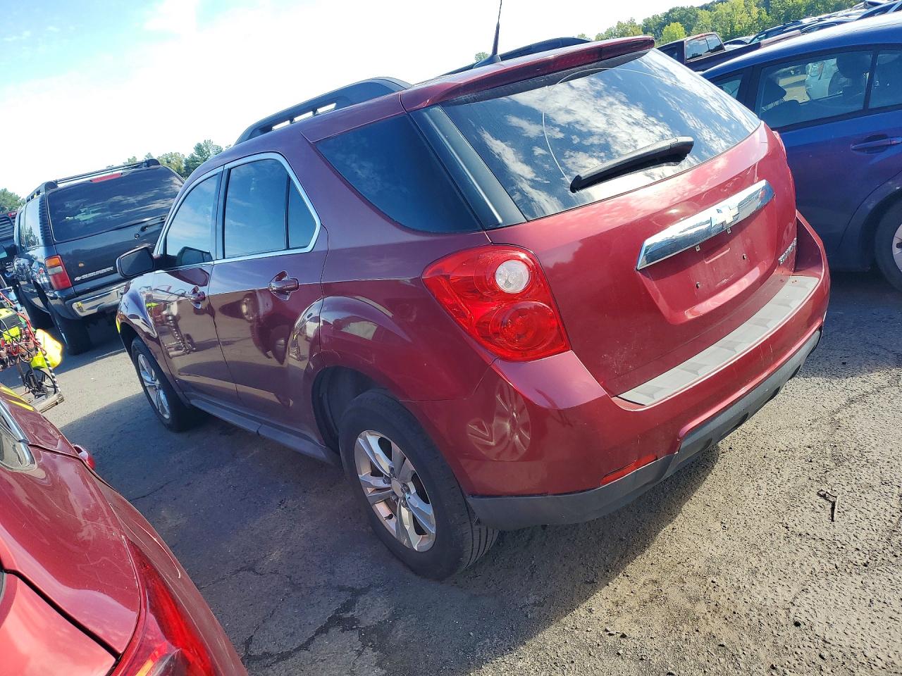 2010 Chevrolet Equinox Lt Red vin: 2CNALDEW2A6202150