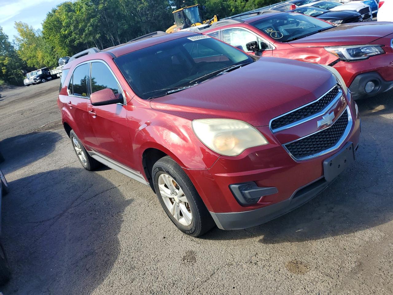 2010 Chevrolet Equinox Lt Red vin: 2CNALDEW2A6202150
