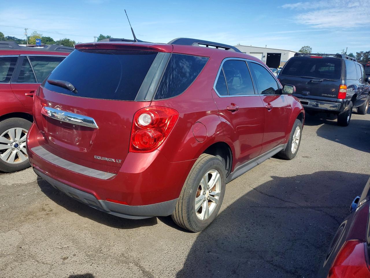 2010 Chevrolet Equinox Lt Red vin: 2CNALDEW2A6202150