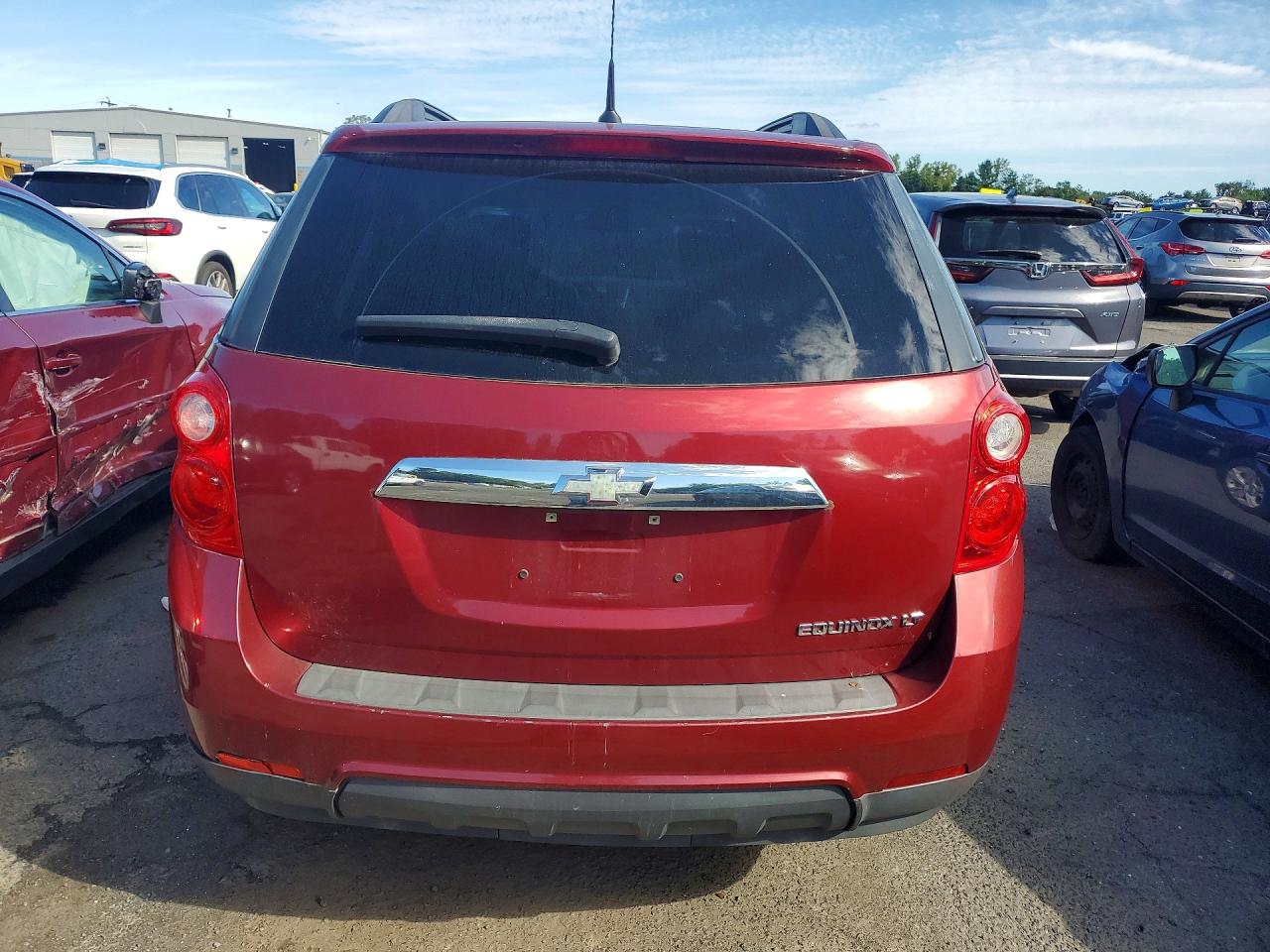 2010 Chevrolet Equinox Lt Red vin: 2CNALDEW2A6202150