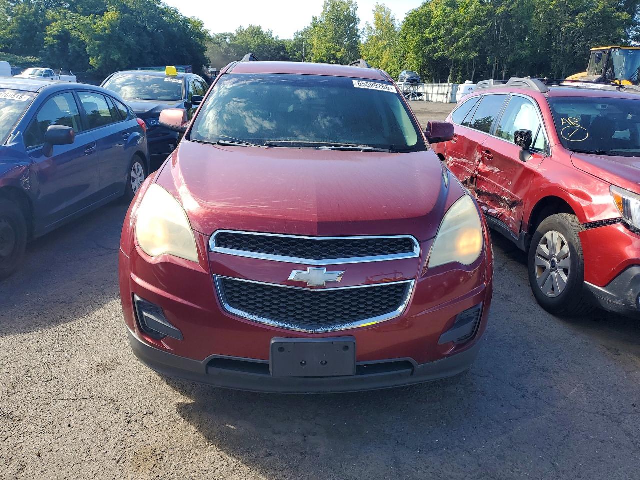 2010 Chevrolet Equinox Lt Red vin: 2CNALDEW2A6202150