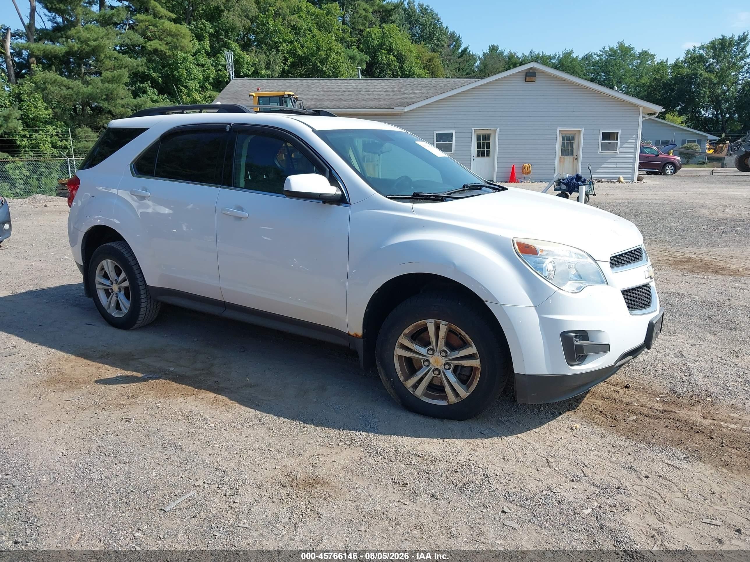 2010 Chevrolet Equinox Lt White vin: 2CNALDEW2A6282825