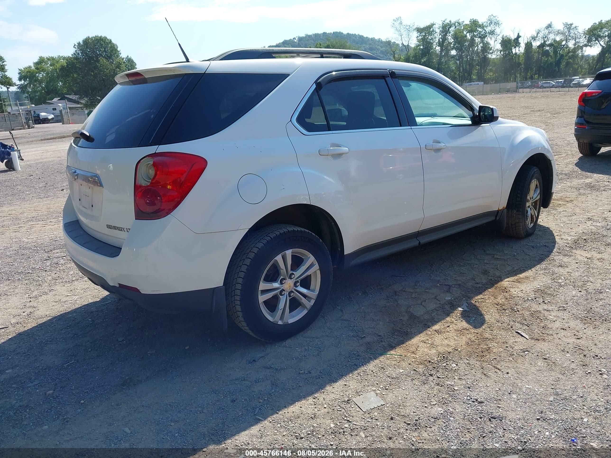 2010 Chevrolet Equinox Lt White vin: 2CNALDEW2A6282825