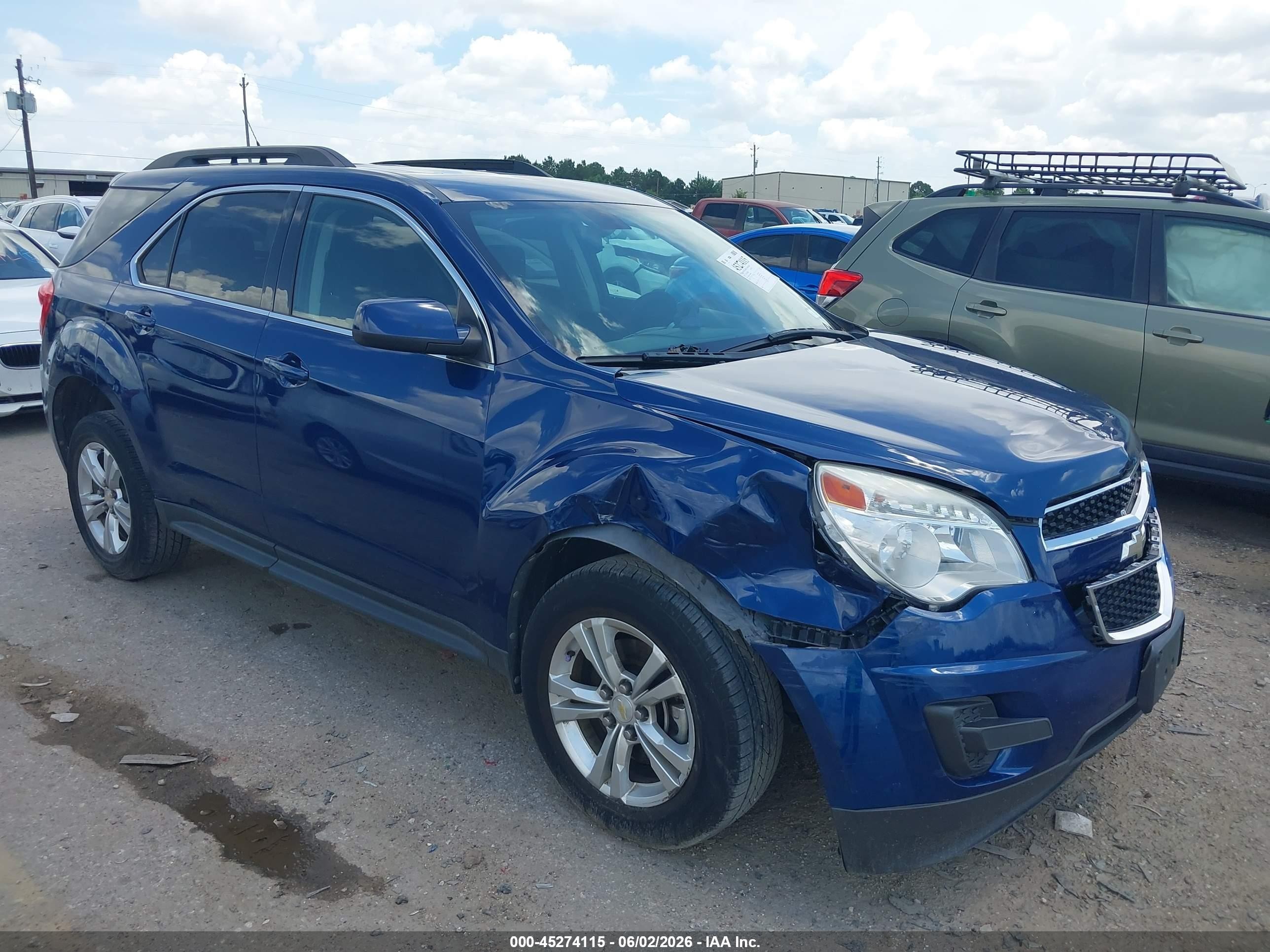2010 Chevrolet Equinox Lt Blue vin: 2CNALDEW3A6249901