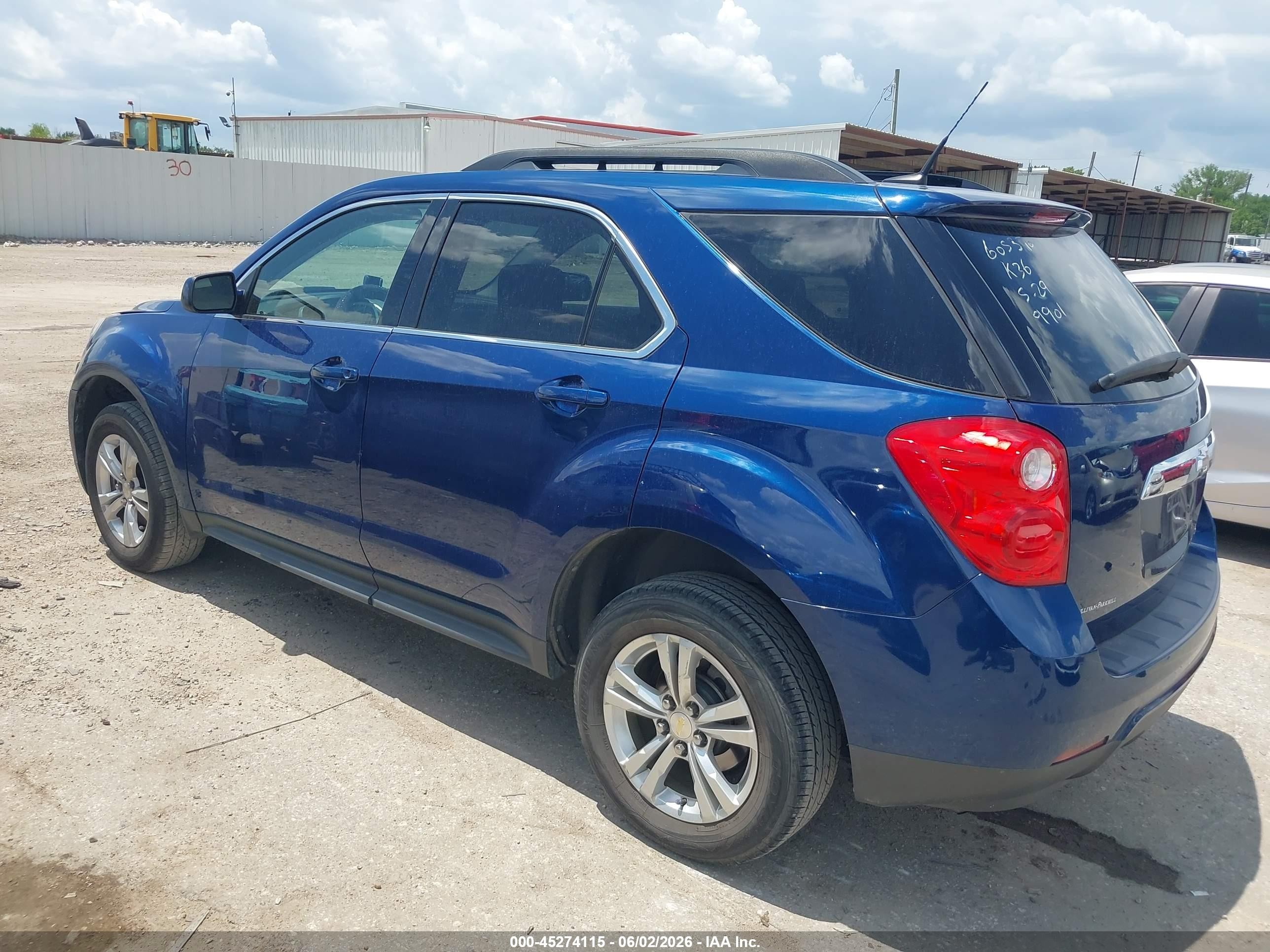 2010 Chevrolet Equinox Lt Blue vin: 2CNALDEW3A6249901
