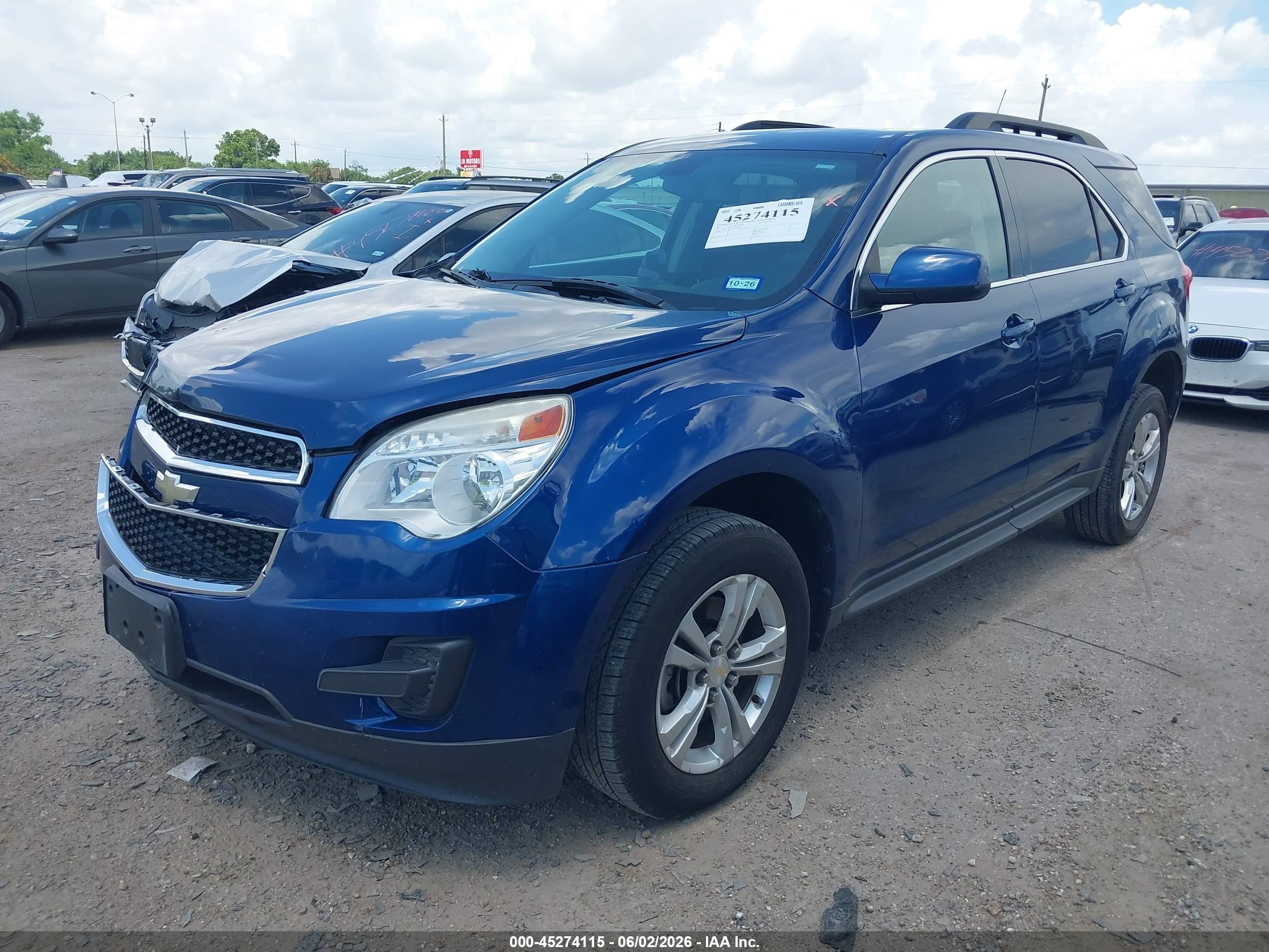 2010 Chevrolet Equinox Lt Blue vin: 2CNALDEW3A6249901