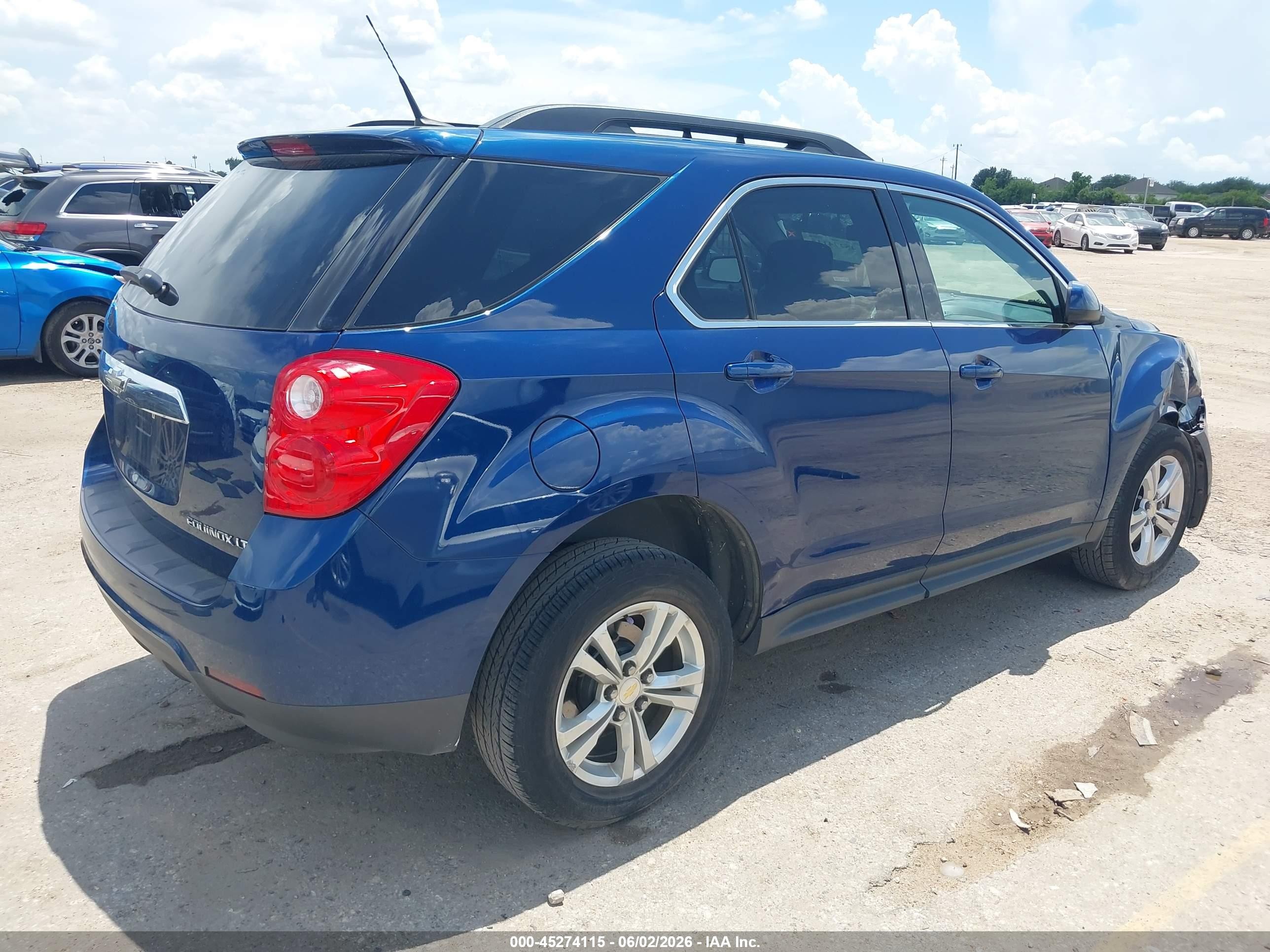 2010 Chevrolet Equinox Lt Blue vin: 2CNALDEW3A6249901