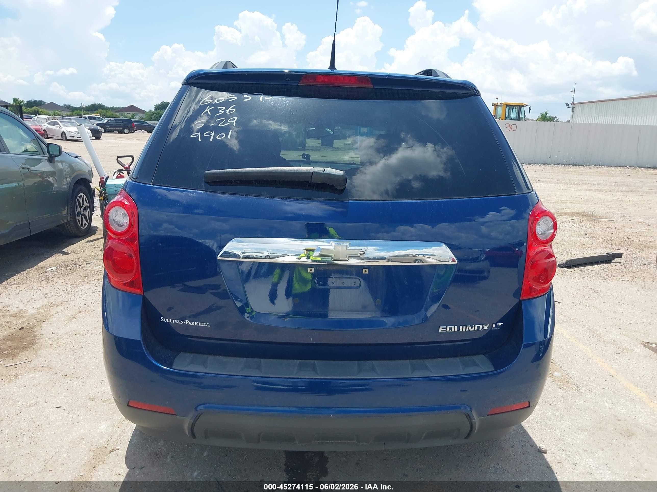 2010 Chevrolet Equinox Lt Blue vin: 2CNALDEW3A6249901