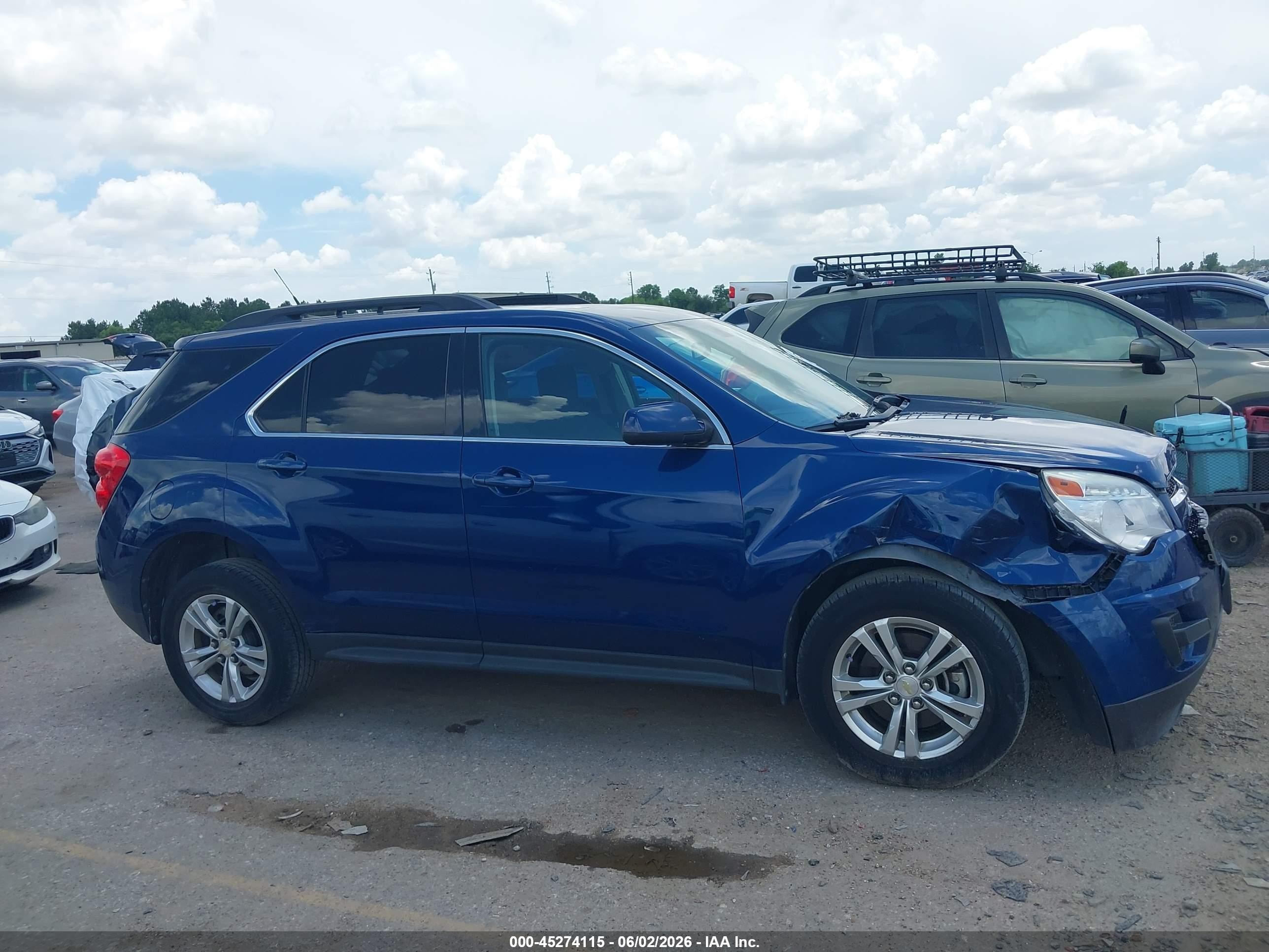 2010 Chevrolet Equinox Lt Blue vin: 2CNALDEW3A6249901