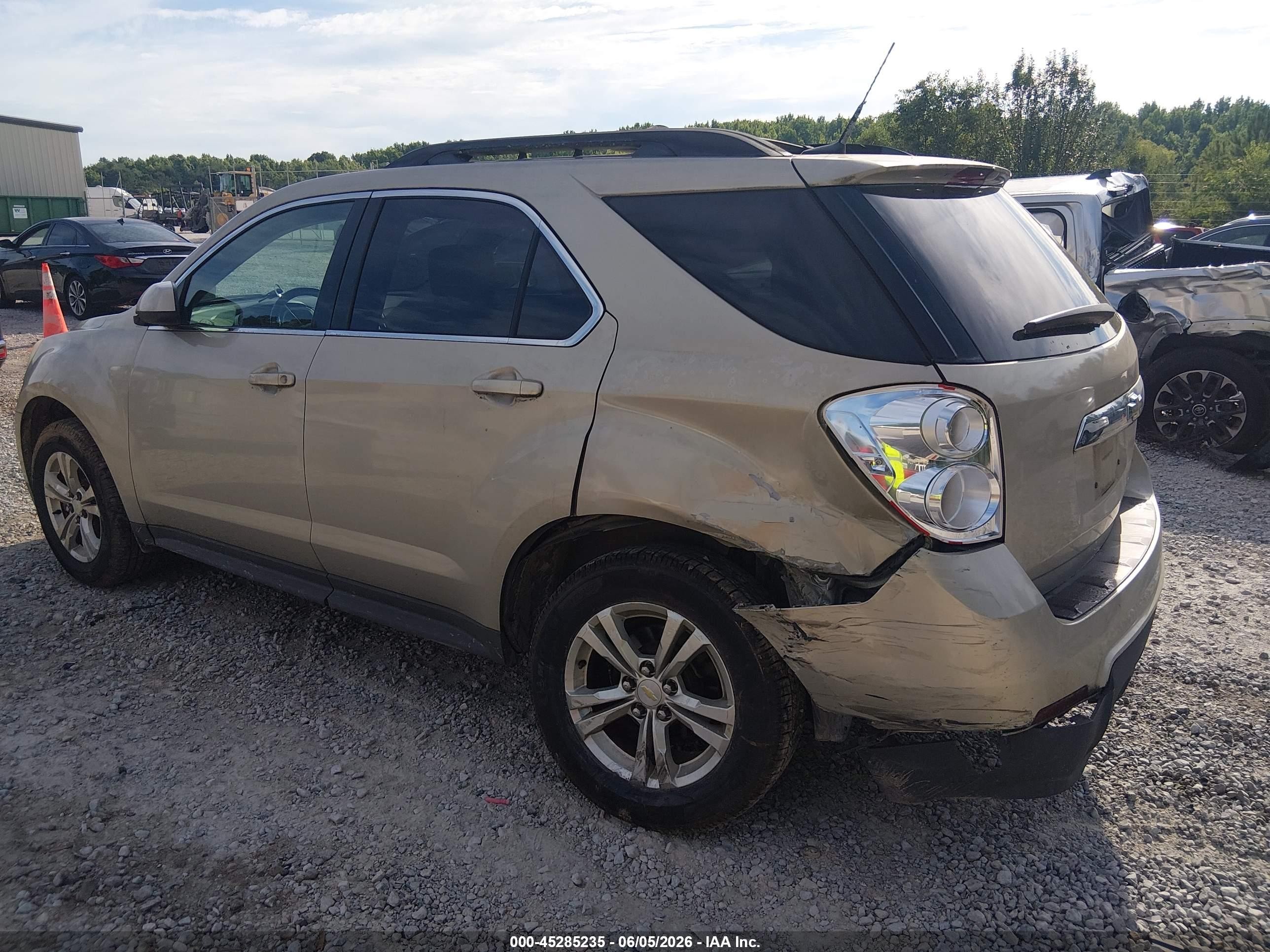 2010 Chevrolet Equinox Lt Золотой vin: 2CNALDEW3A6251647